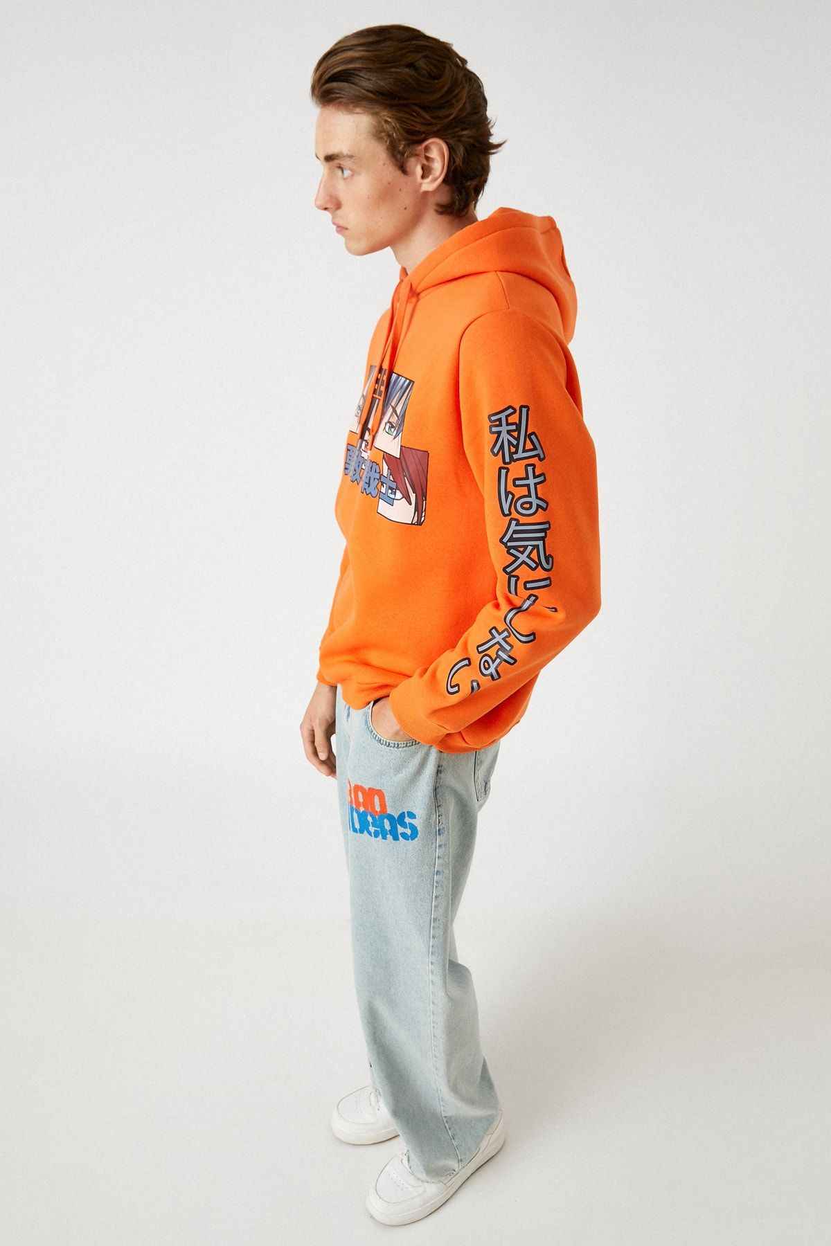 Sweatshirt هودی چاپ شده انیمه Raised