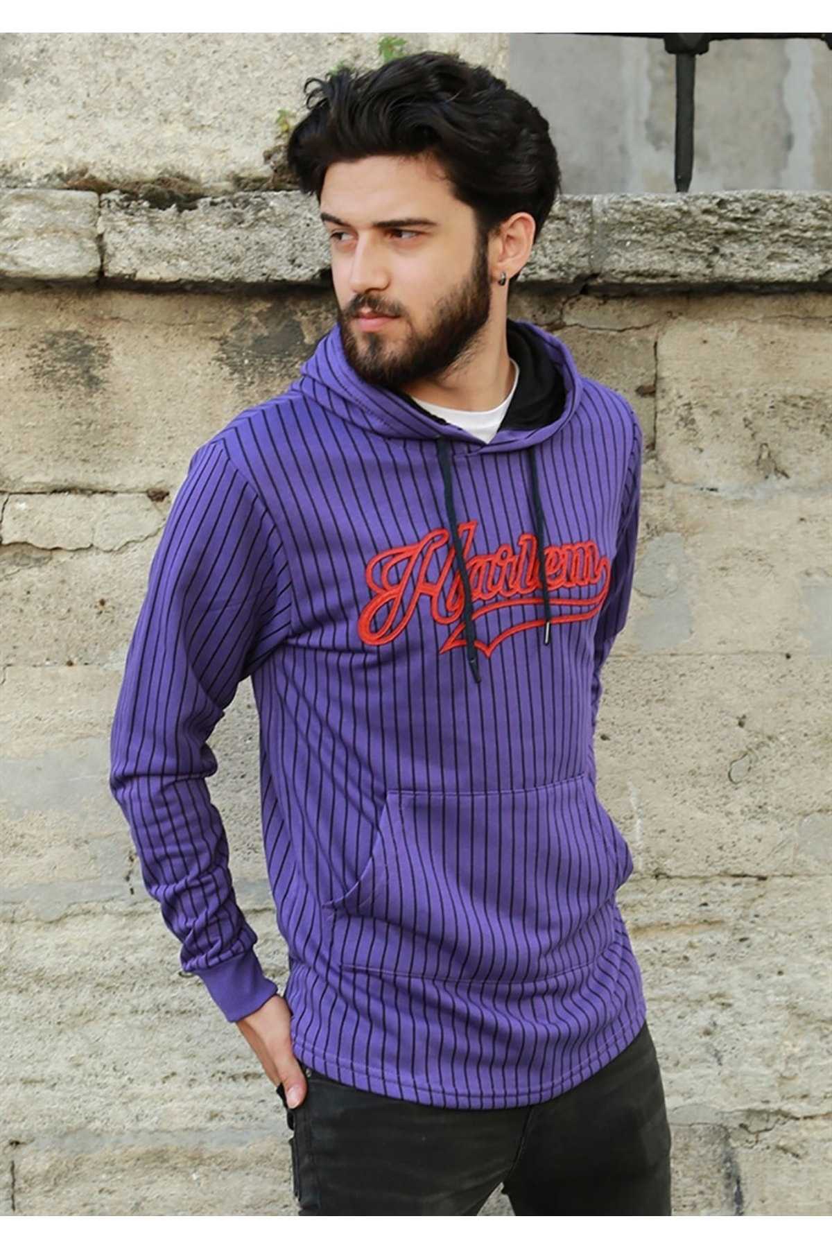 سویشرت خاکی کلاهدار