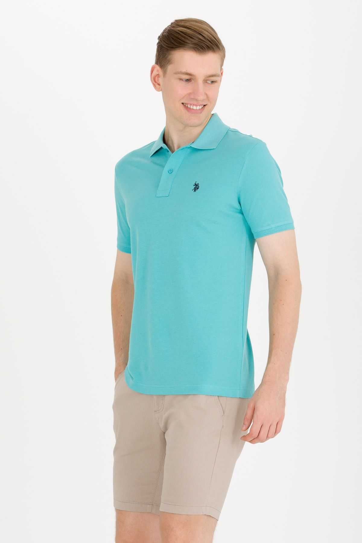 تیشرت یقه آرم Comfort Fit