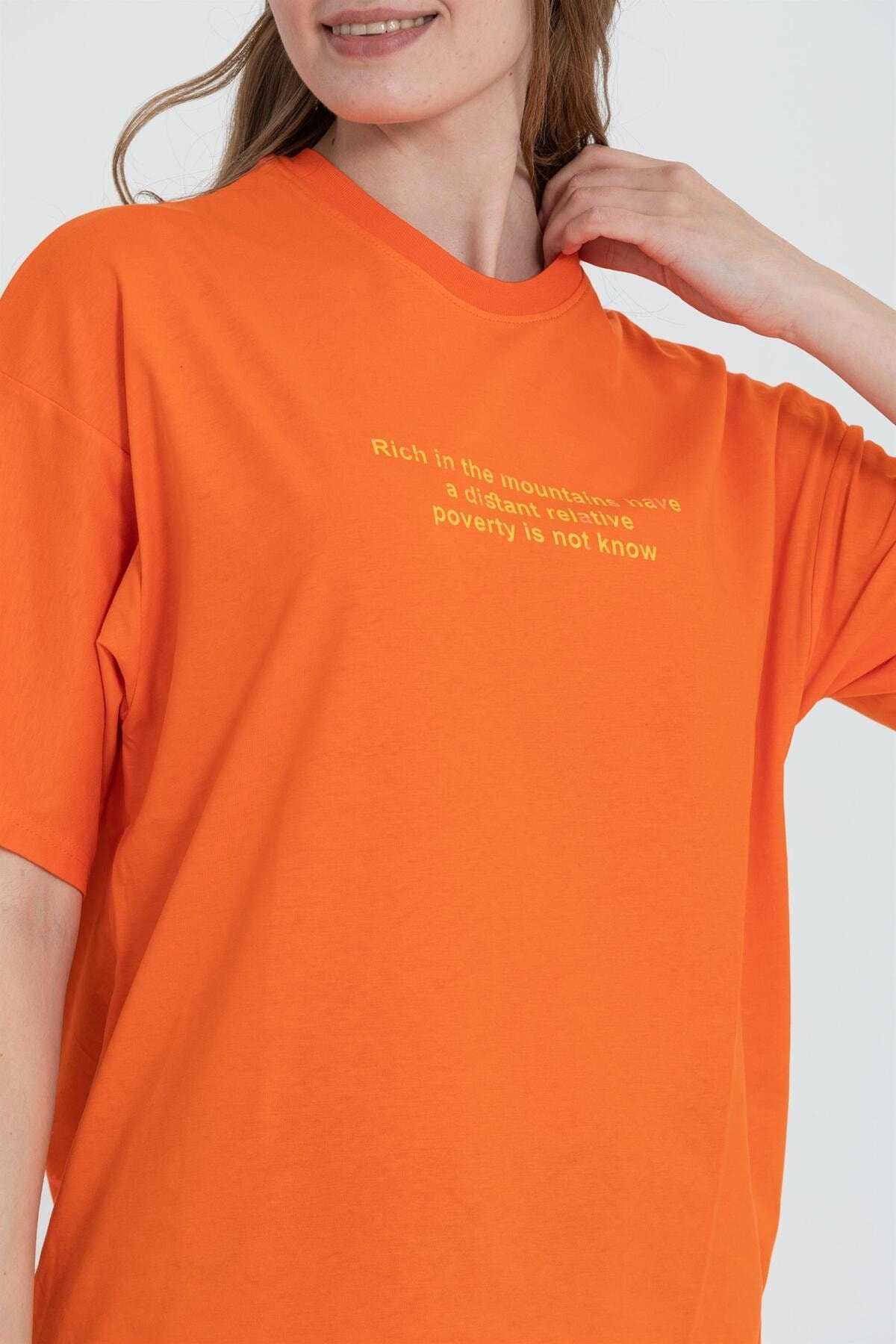 تیشرت سایز بزرگ پاندا یقه خدمه R-5724