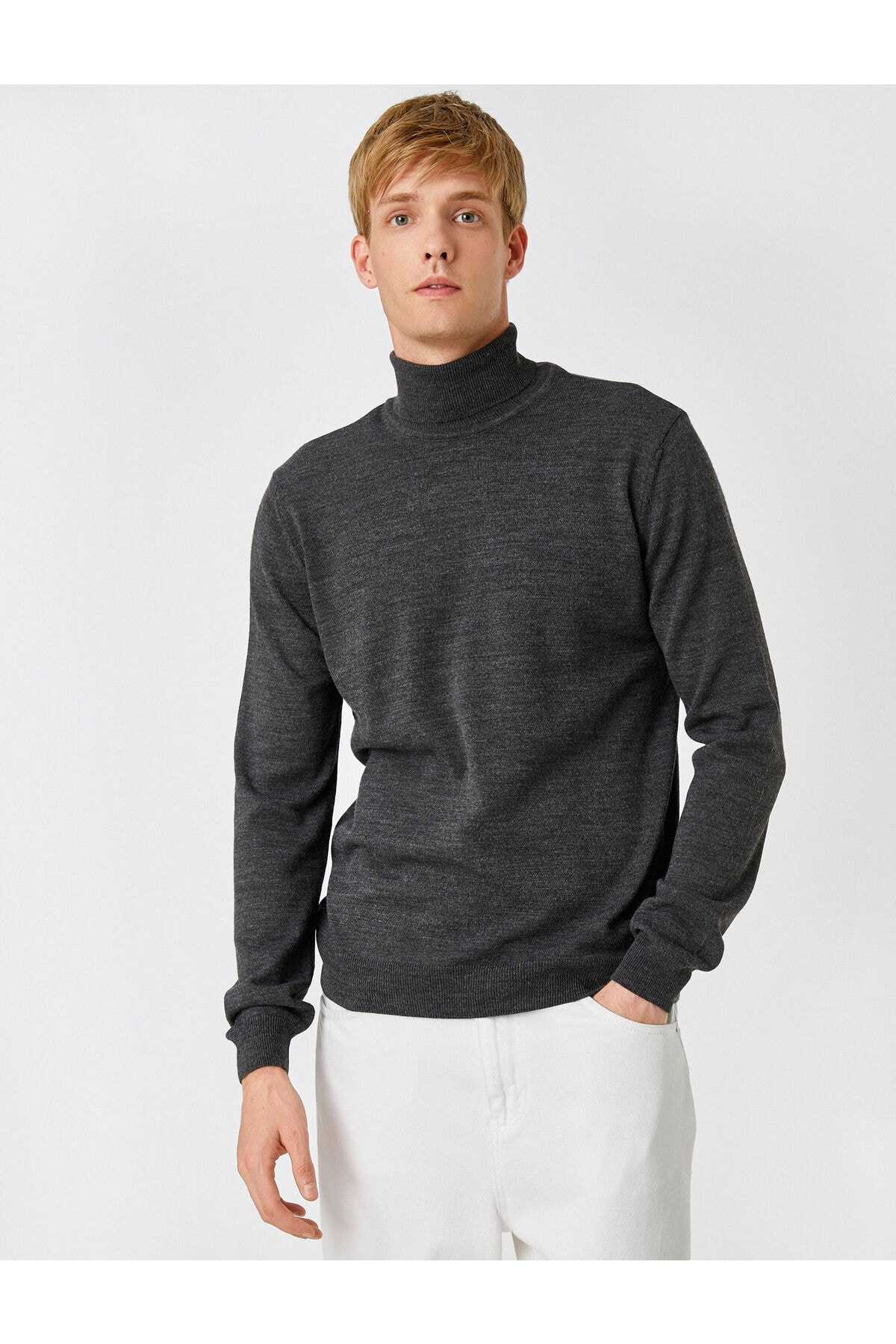 ژاکت یقه اسکی پایه