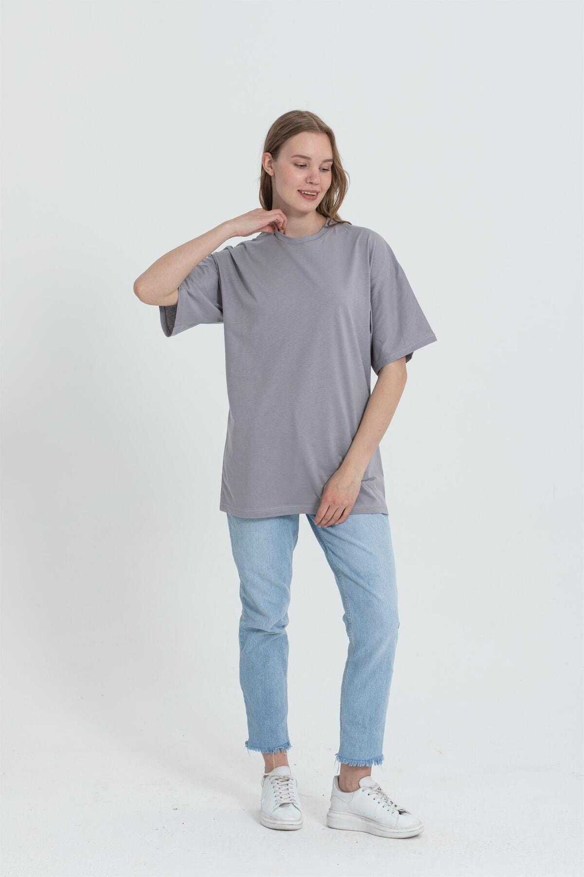 تیشرت چاپی جمجمه پشتی سایز بزرگ R-5741