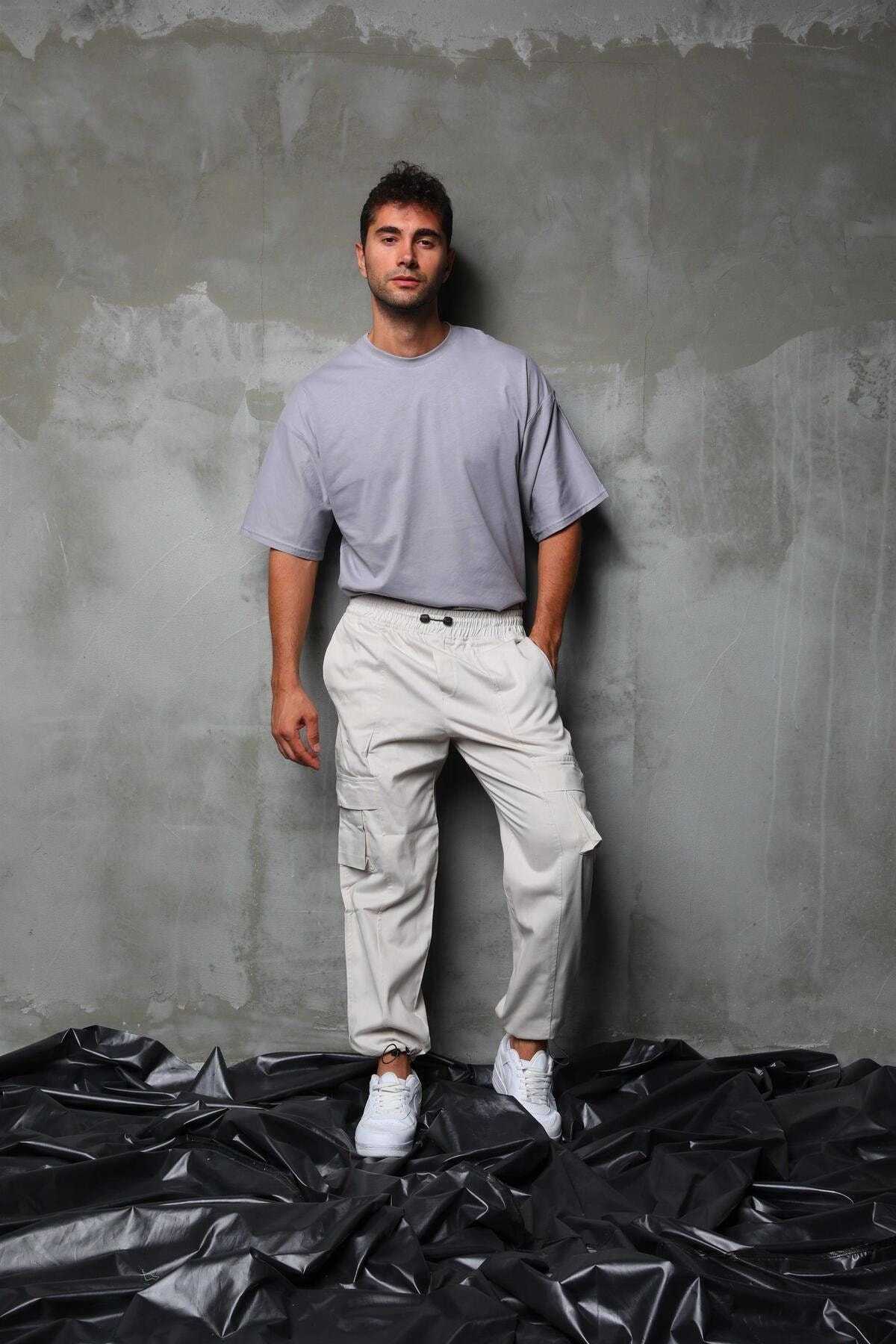 تیشرت چاپی جمجمه پشتی سایز بزرگ R-5741