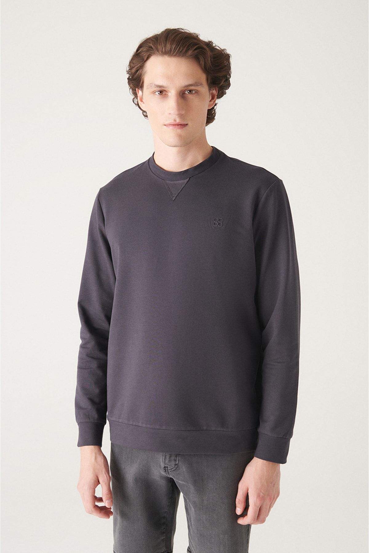 stone-crew-neck-cotton-flexible-comfort-fit-sweatshirt