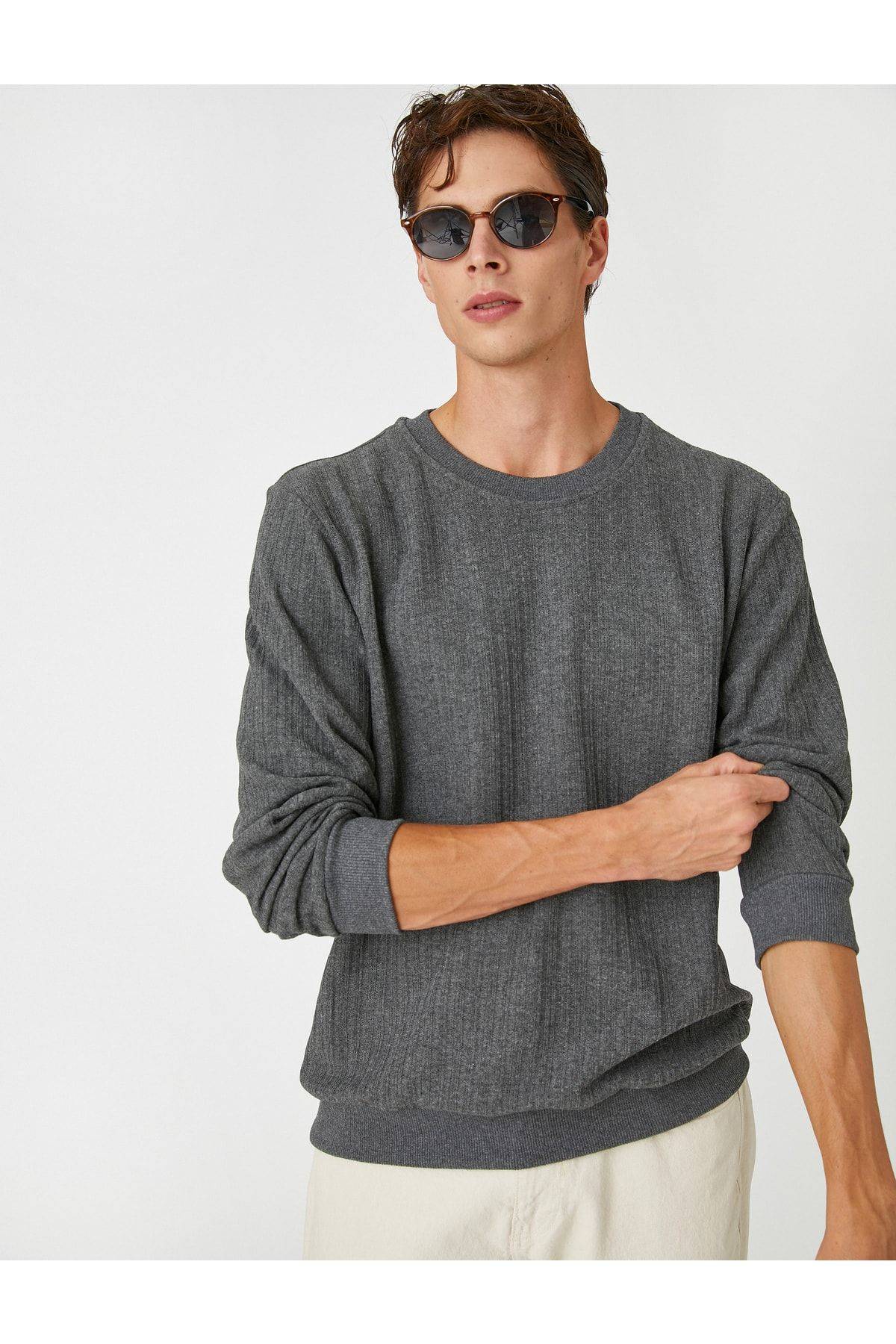 یقه خدمه ژاکت بافت پایه