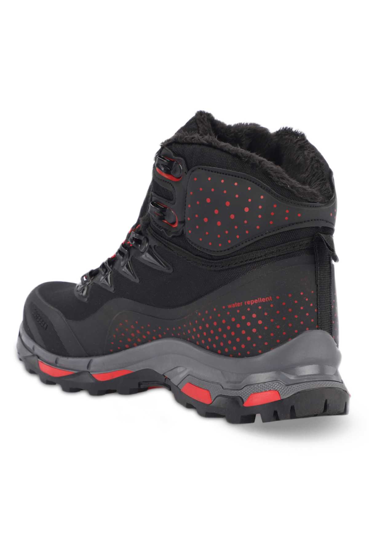 HOST I چکمه های مردانه مشکی / قرمز