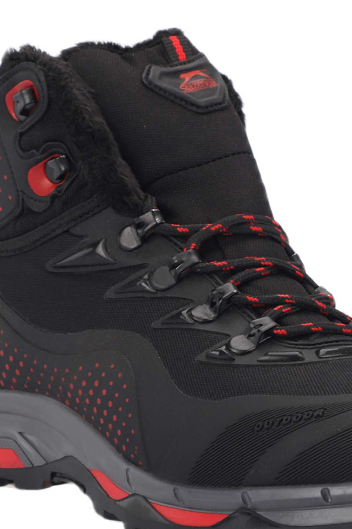 HOST I چکمه های مردانه مشکی / قرمز