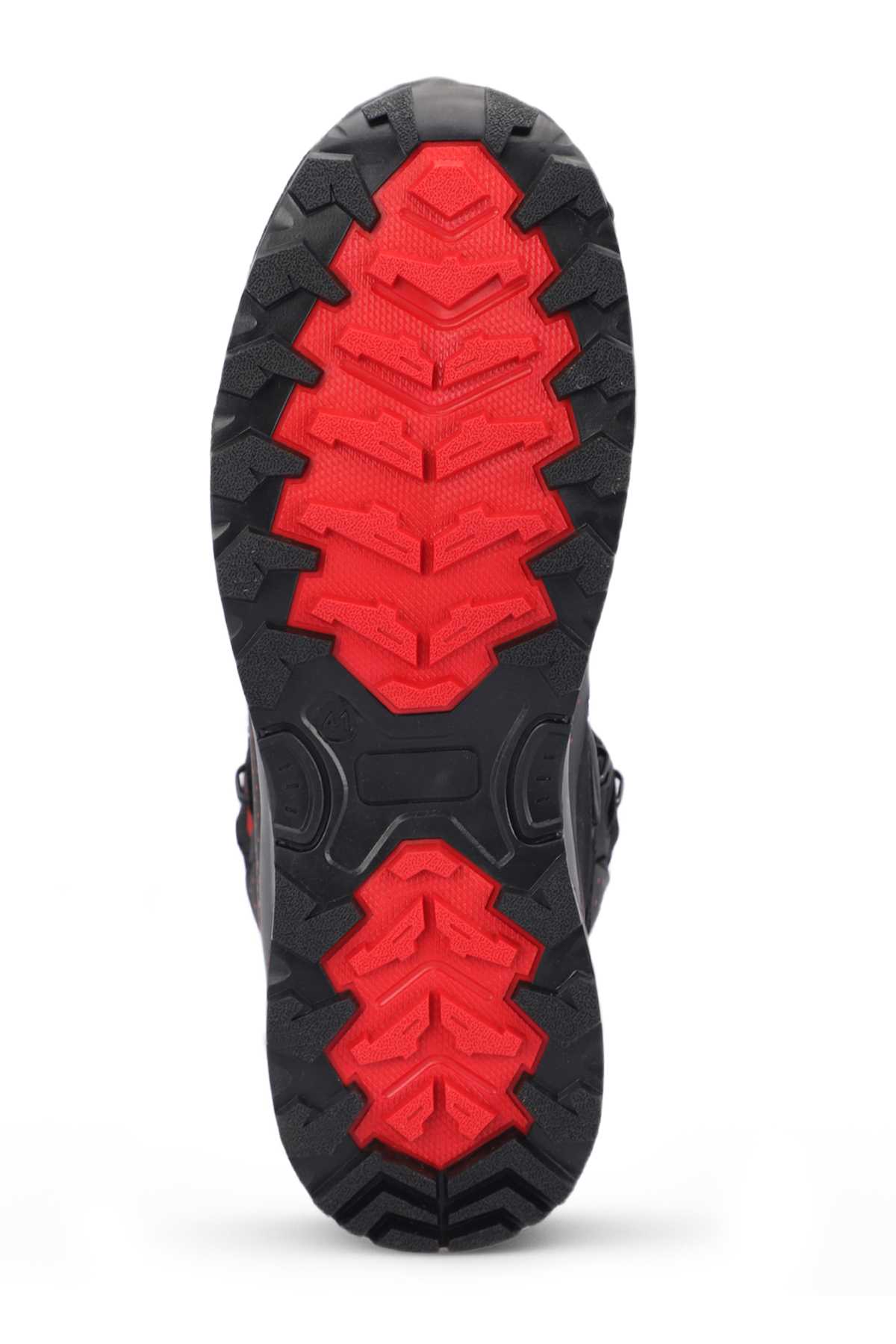 HOST I چکمه های مردانه مشکی / قرمز