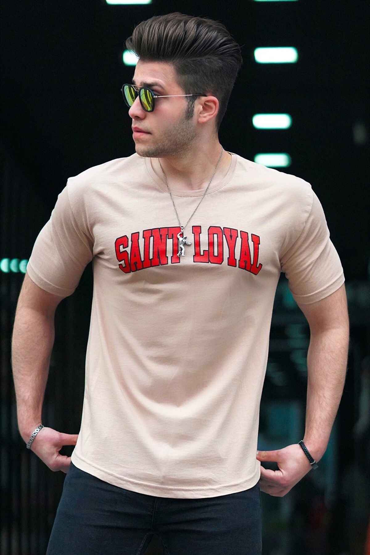 تیشرت مردانه مشکی چاپ شده