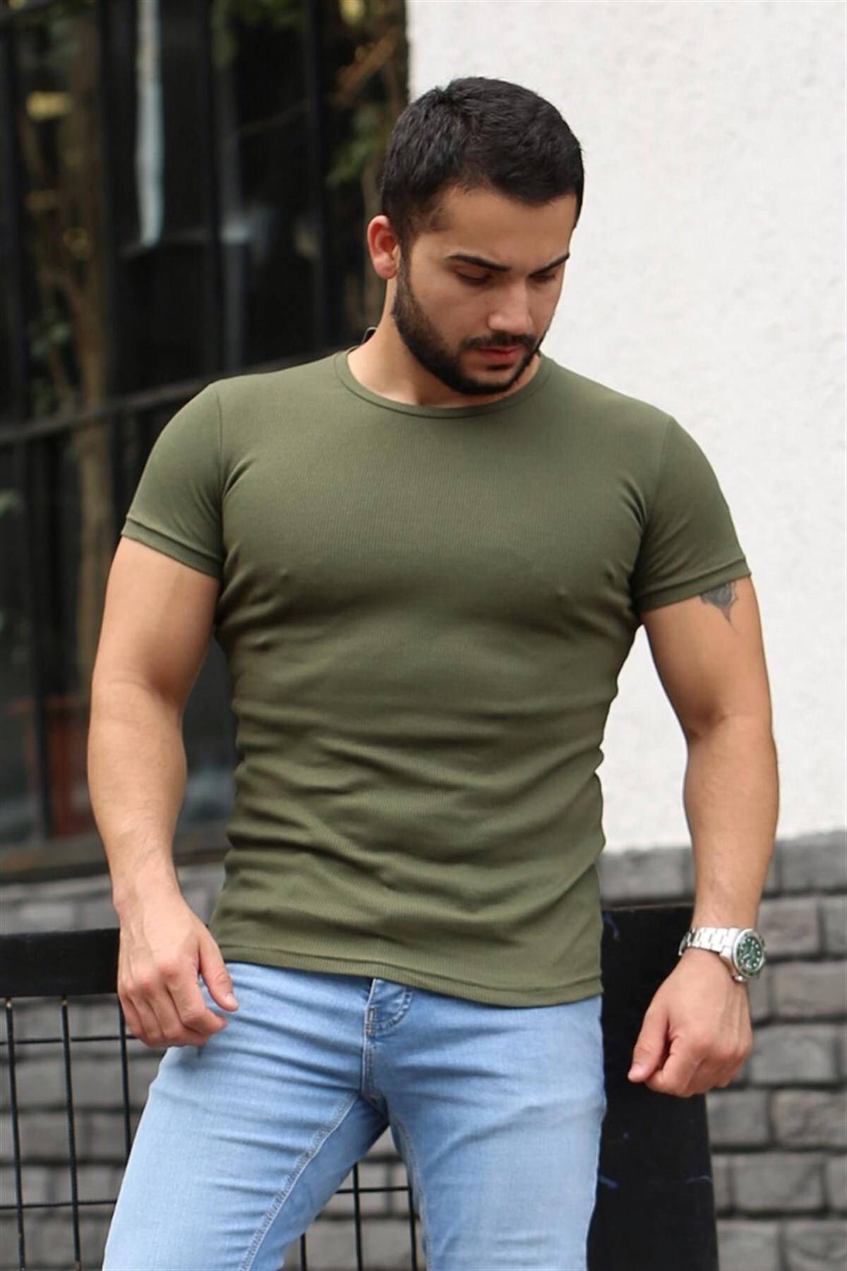 تیشرت پایه یقه پودری