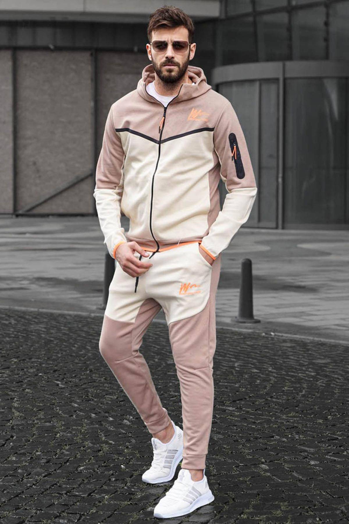 ست لباس ورزشی مردانه بژ