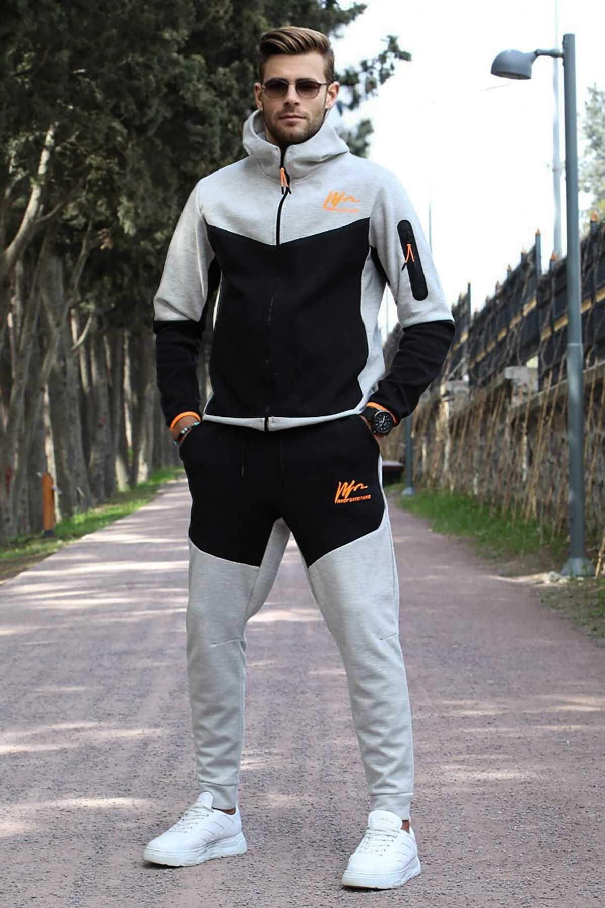 ست لباس ورزشی مردانه بژ