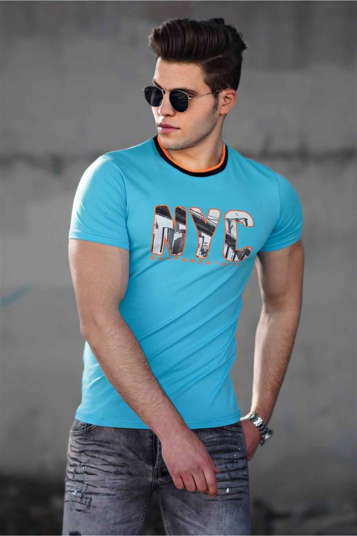 تیشرت مردانه چاپ مشکی