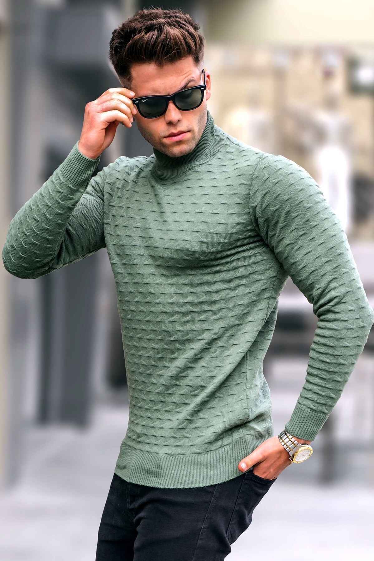 ژاکت بافتنی آنتراسیت