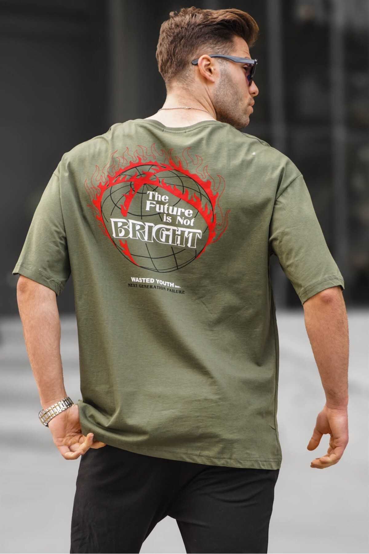 تیشرت مردانه خاکی