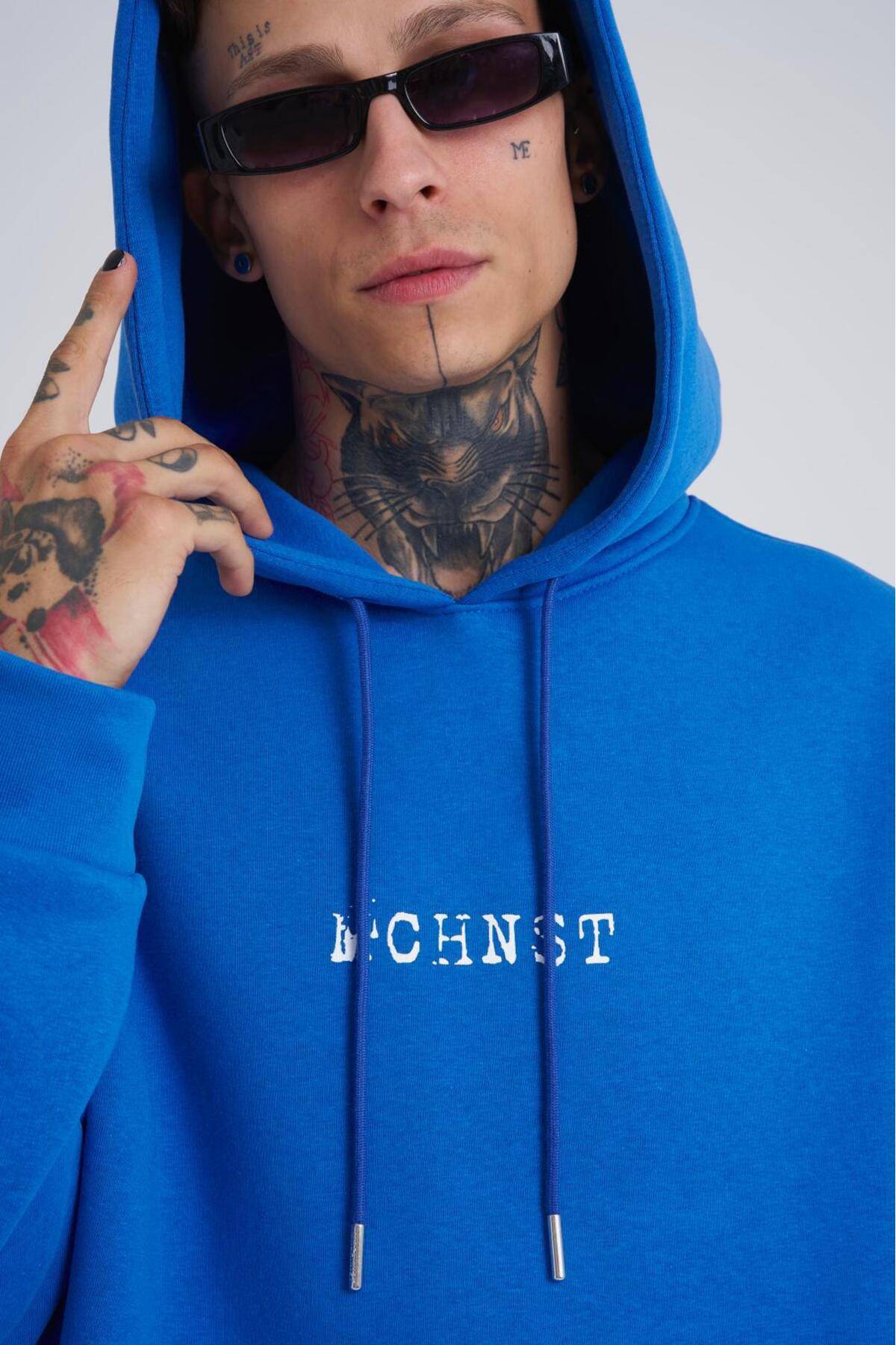 سویشرت مردانه با چاپ خوب و بد اکرو سایز بزرگ