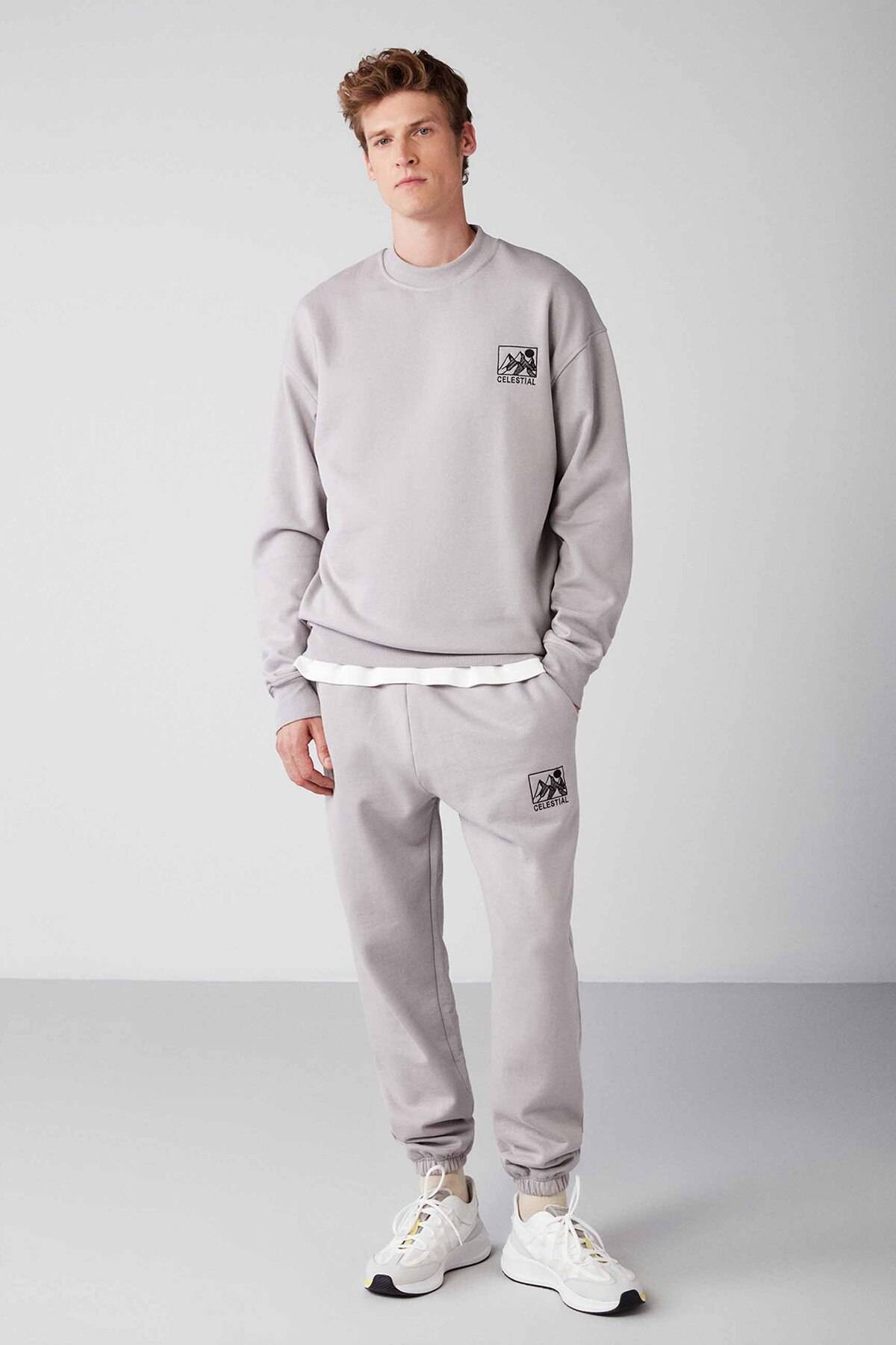 ست لباس ورزشی 2 بسته قهوه ای معمولی بنجی ریلکس