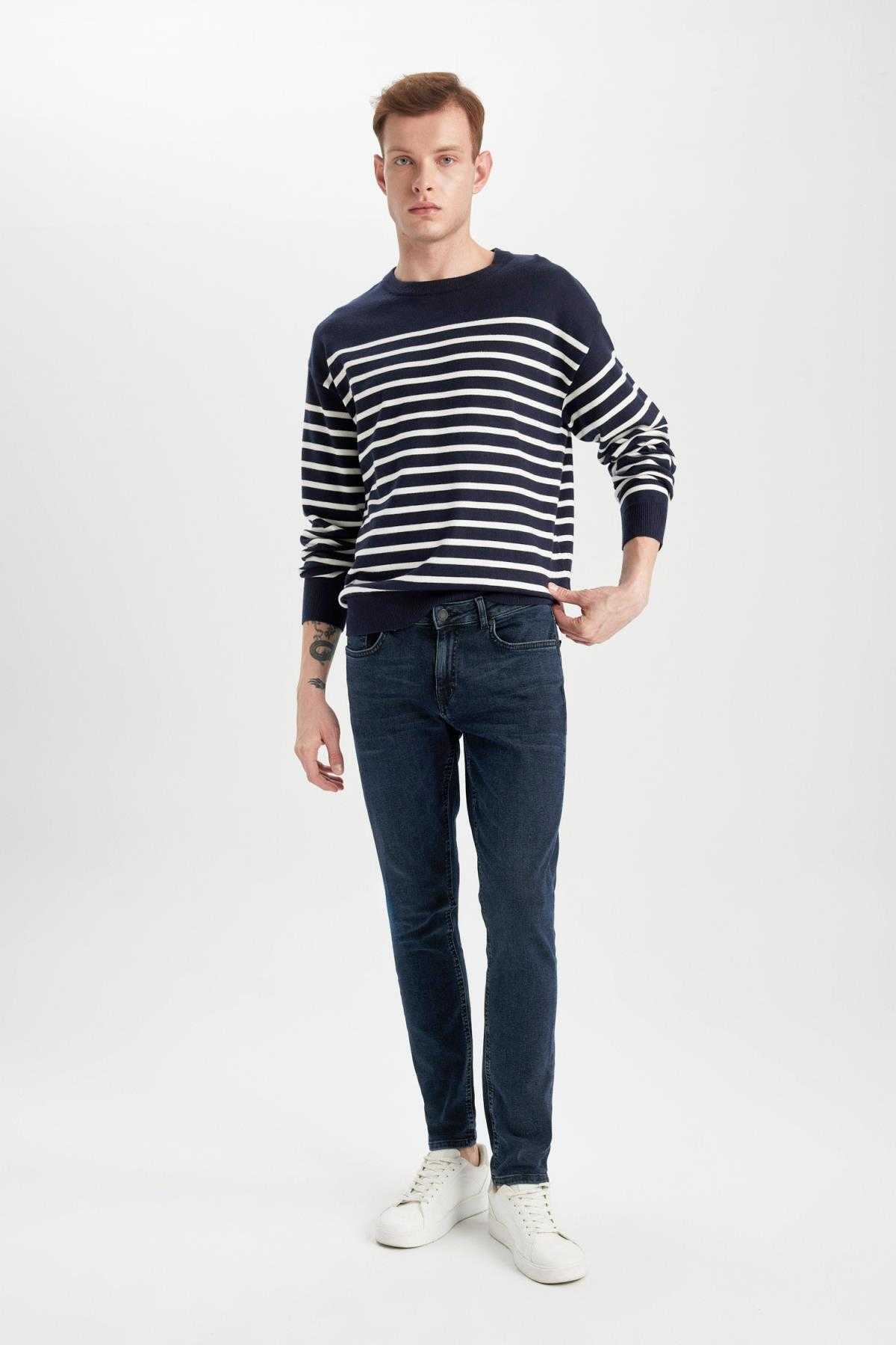 شلوار جین ساق باریک معمولی کارلو اسکینی فیت