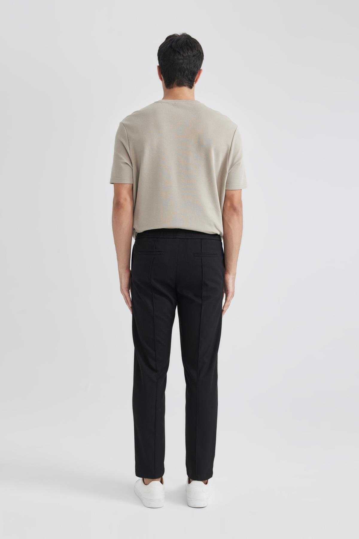 شلوار پشمی پا راست برش B1990ax23wn