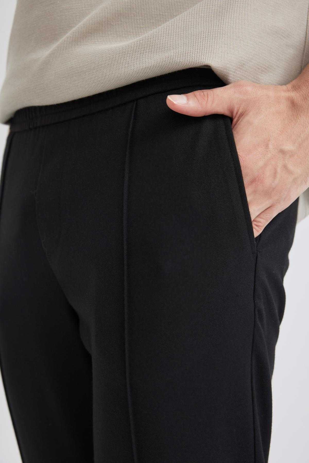 شلوار پشمی پا راست برش B1990ax23wn