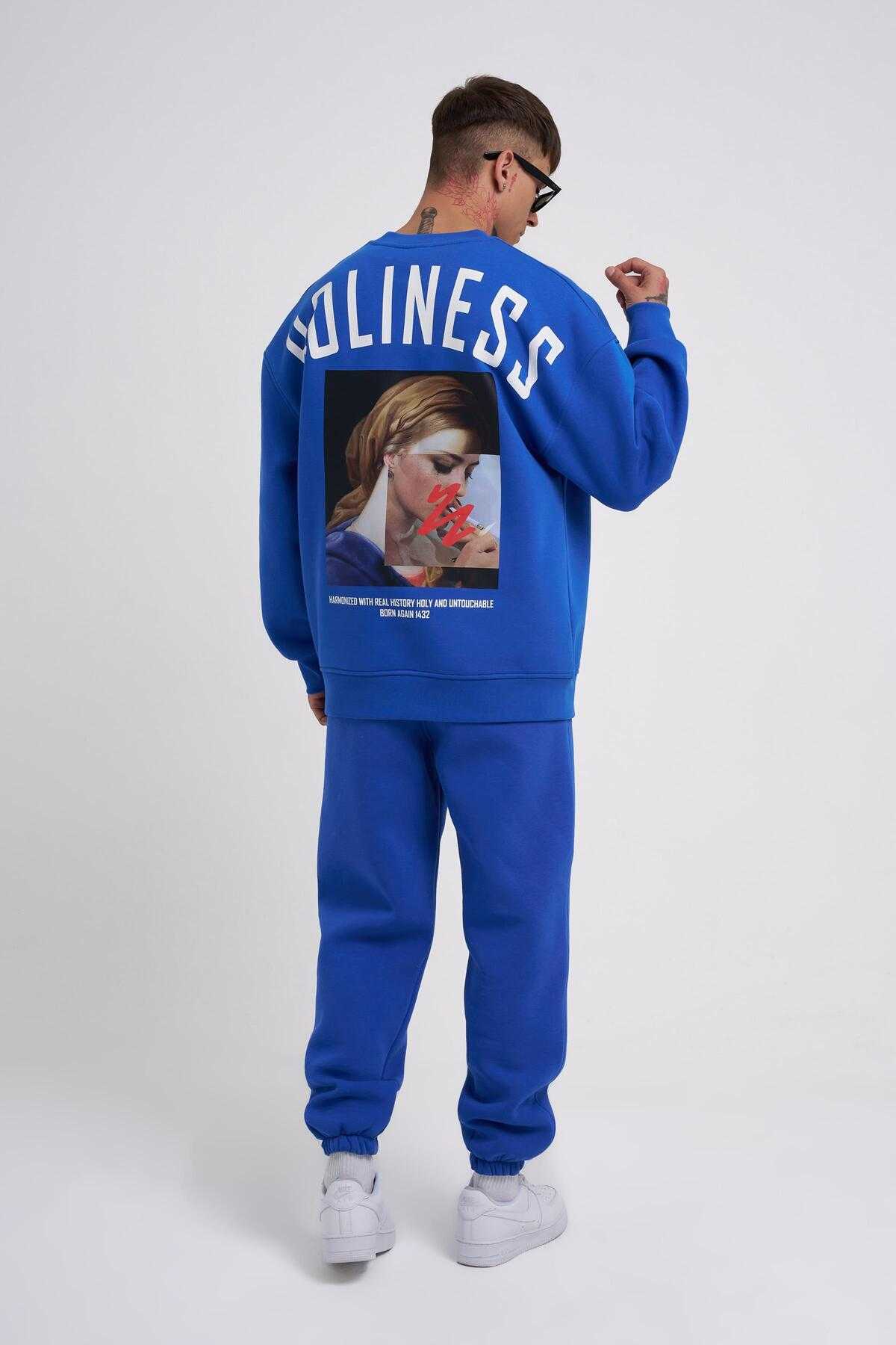 سویشرت مردانه Oversize Holiness Basic ECRU