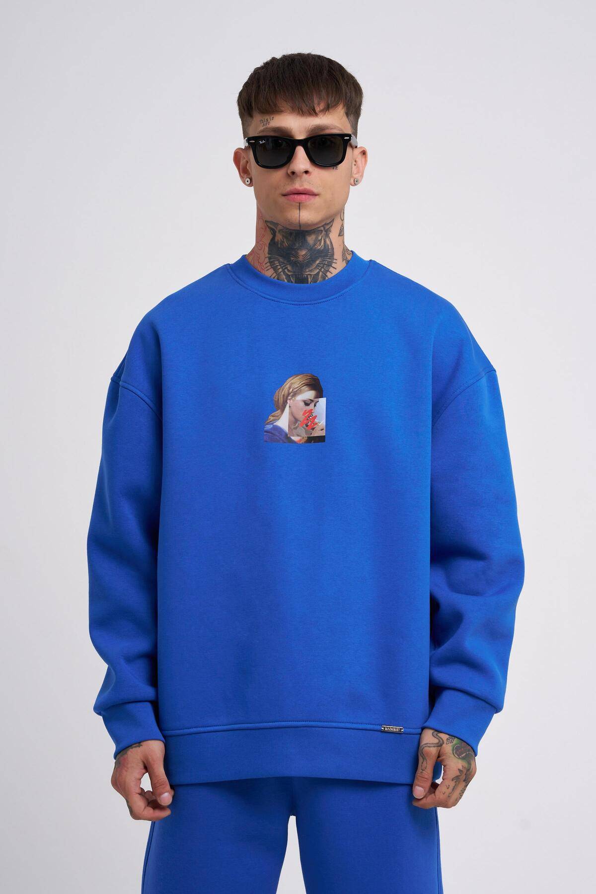 سویشرت مردانه Oversize Holiness Basic ECRU