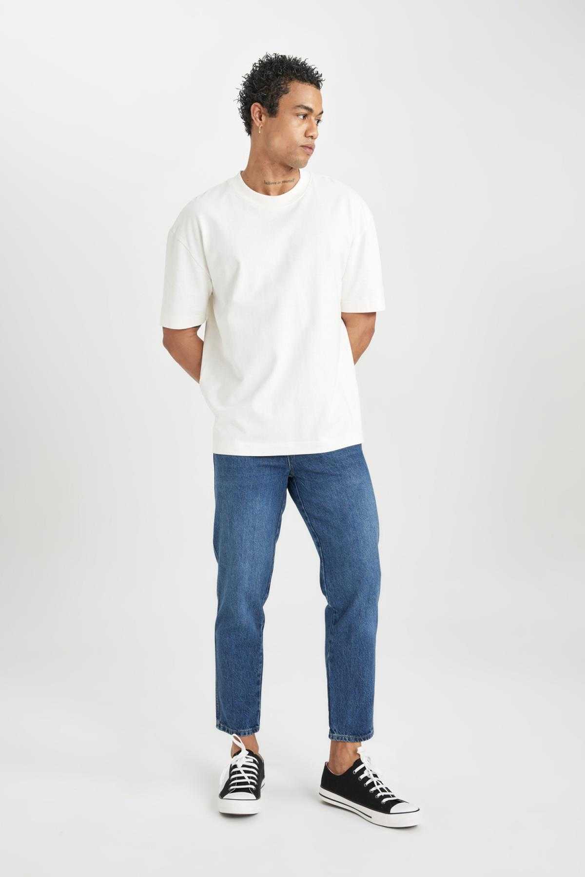 شلوار جین Slim Crop Fit