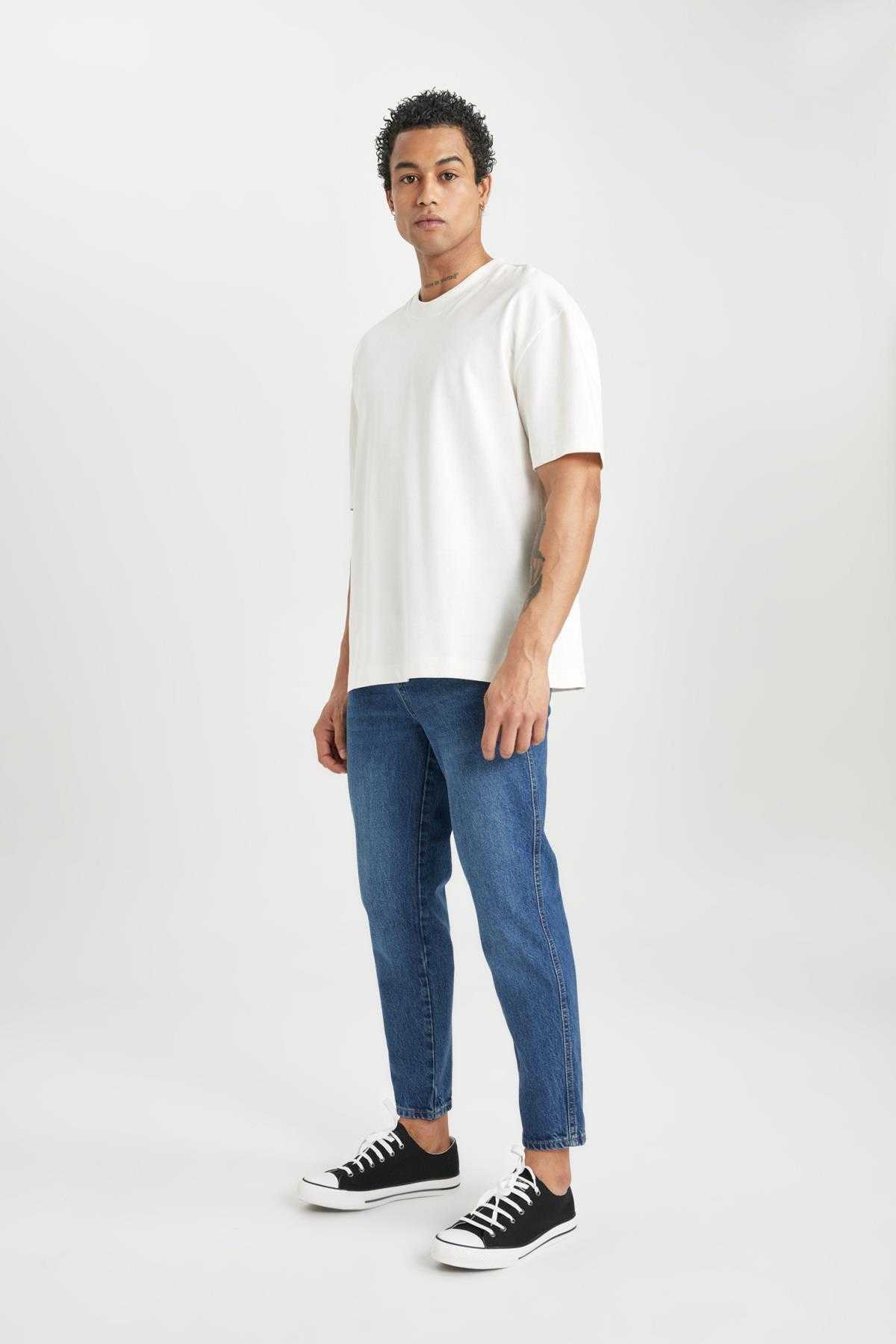 شلوار جین Slim Crop Fit