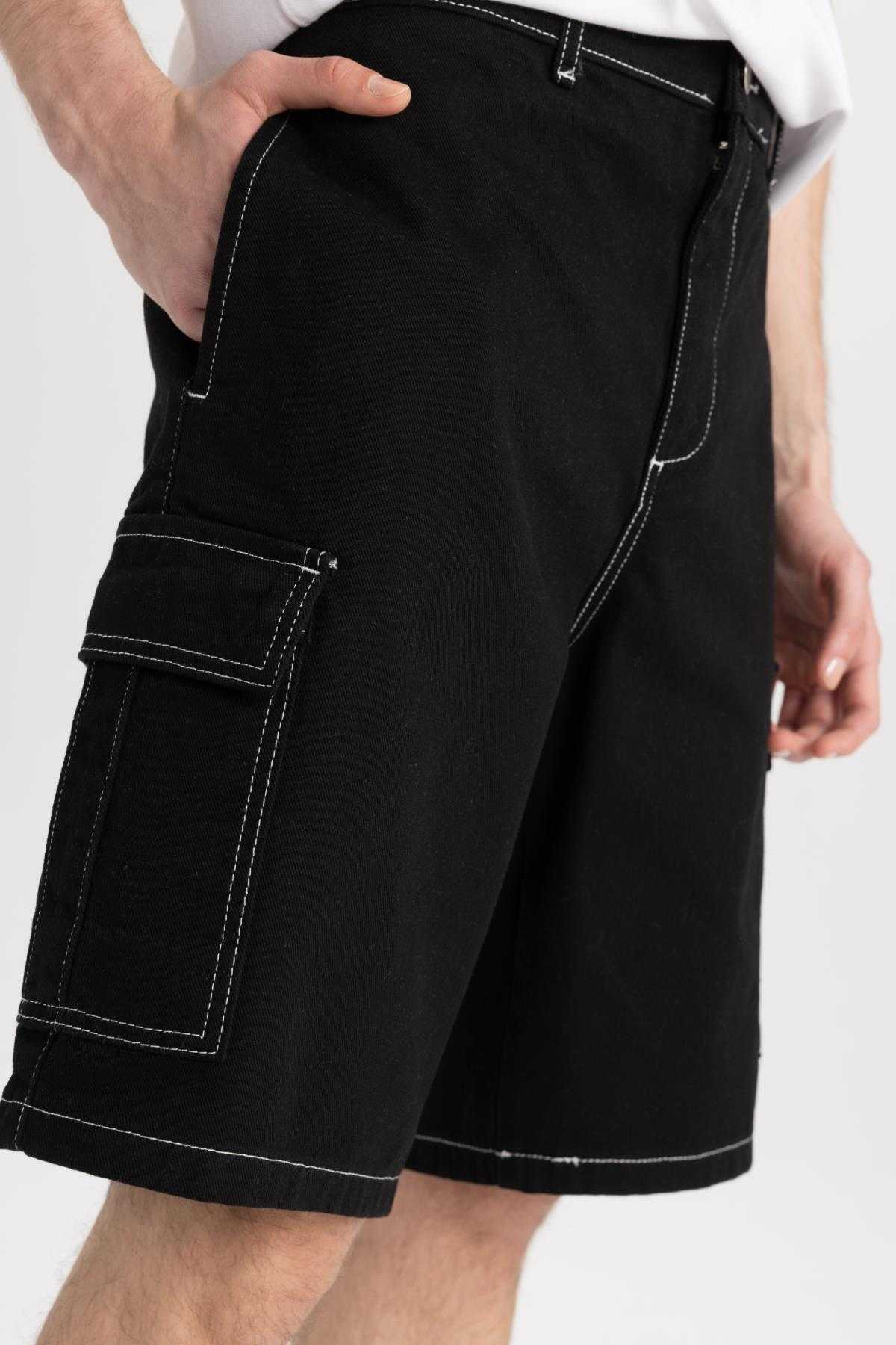 Relax Fit Cargo Pocket Bermuda