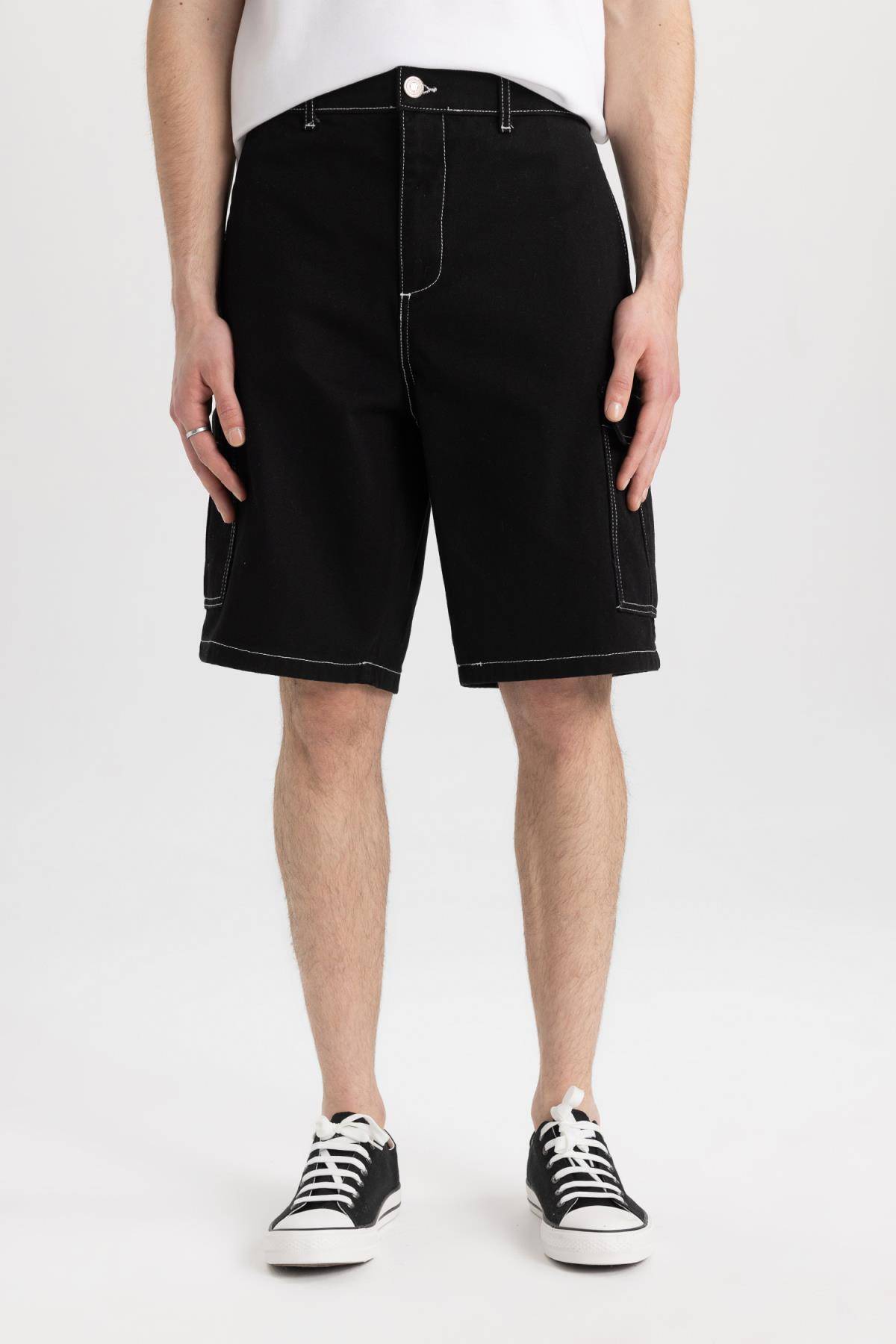Relax Fit Cargo Pocket Bermuda