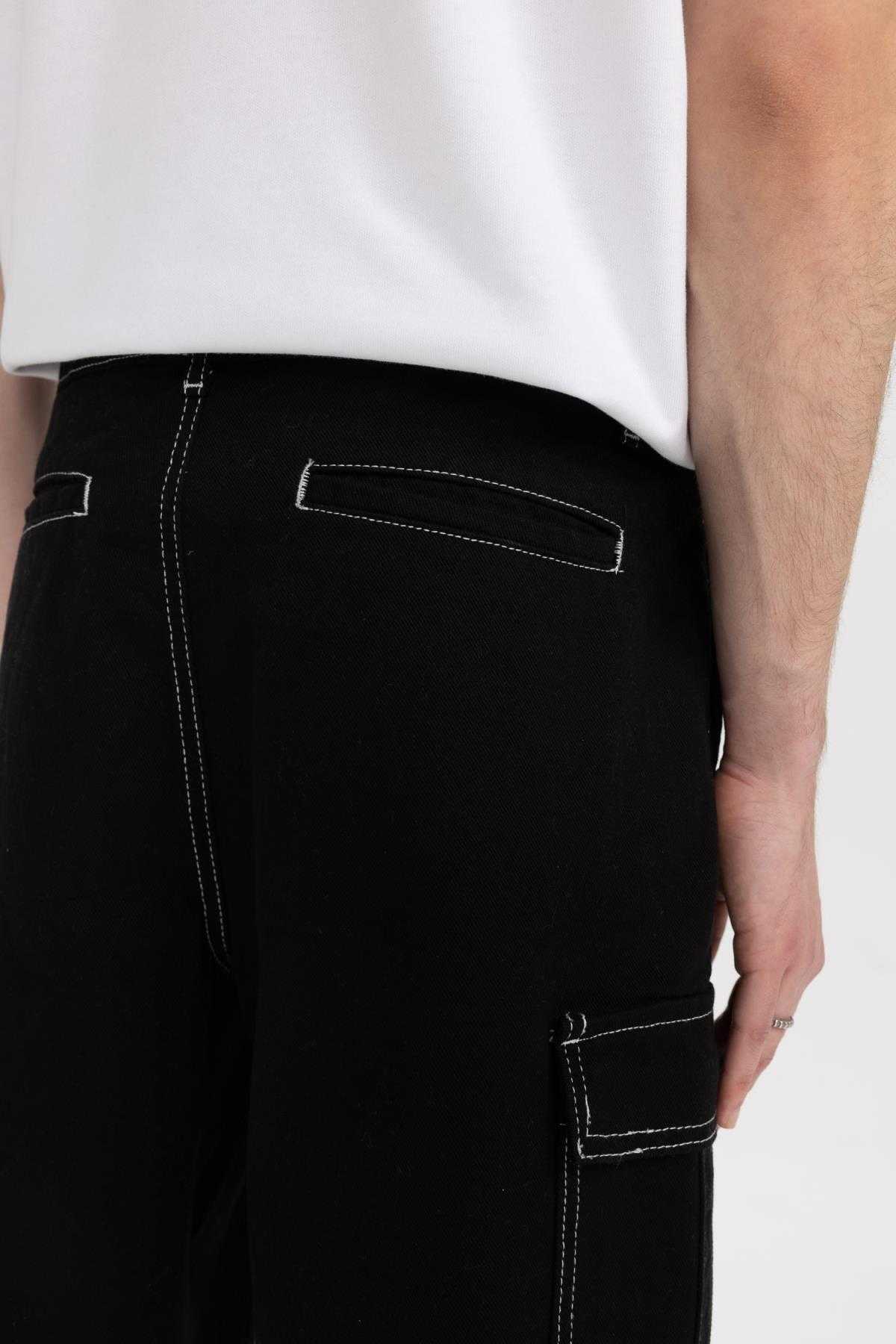 Relax Fit Cargo Pocket Bermuda