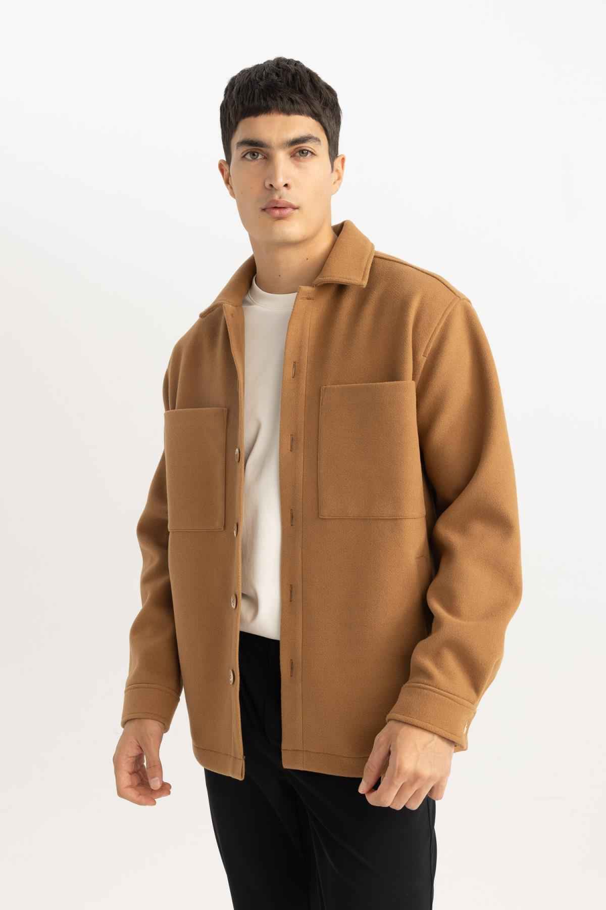 ژاکت پشمی یقه پولو Relax Fit