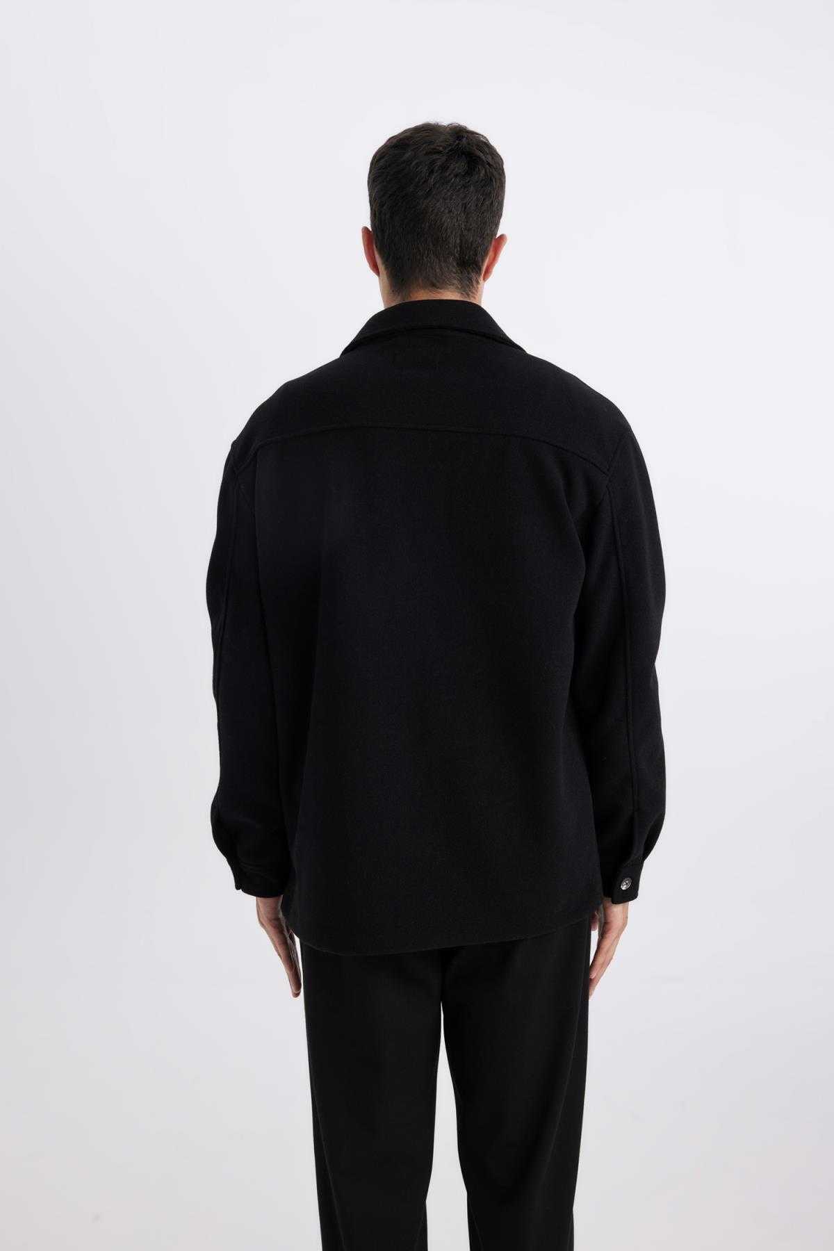 ژاکت پشمی یقه پولو Relax Fit