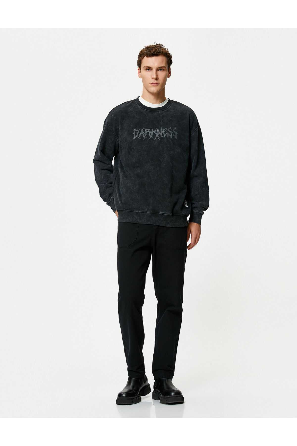 دور کمر شلوار توری جیب پنبه