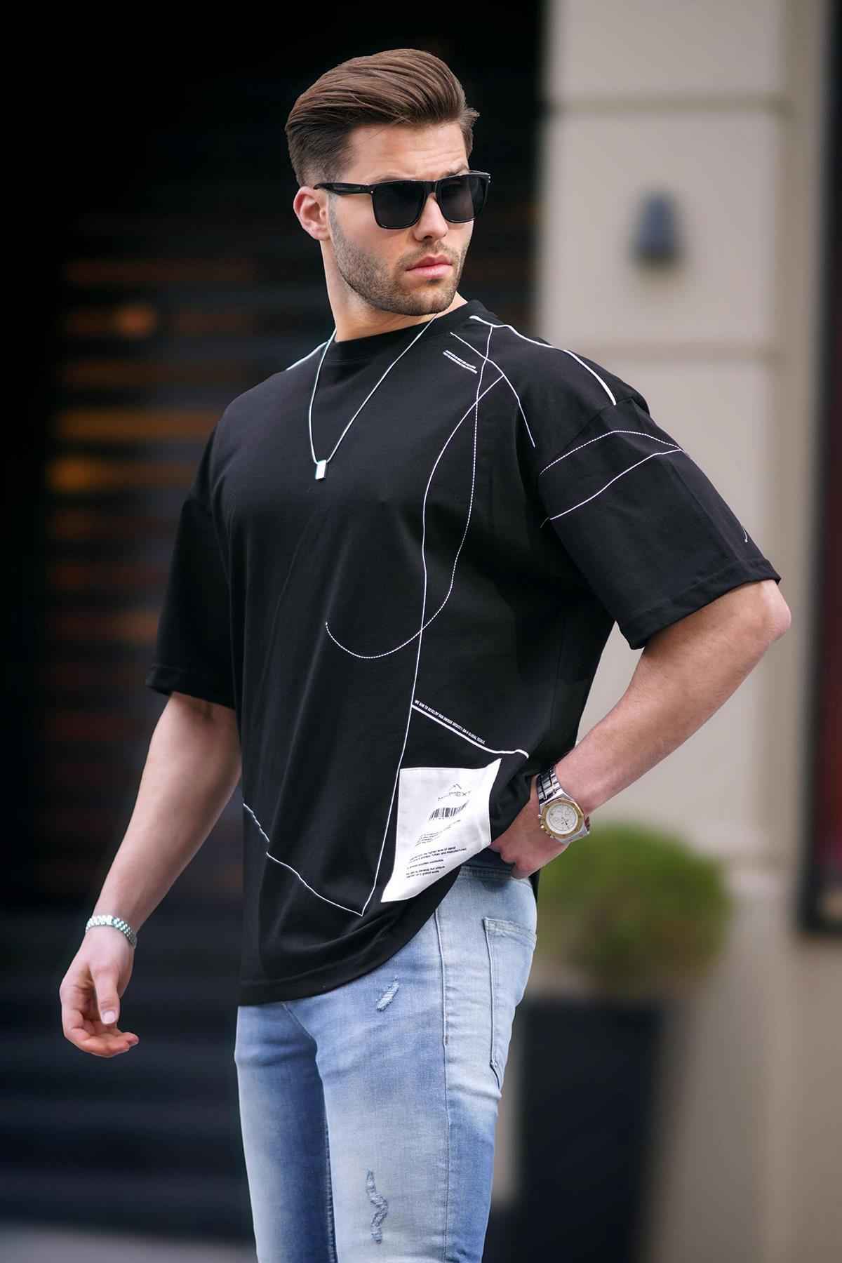 تیشرت مردانه بزرگ با طرح کاپوچینو