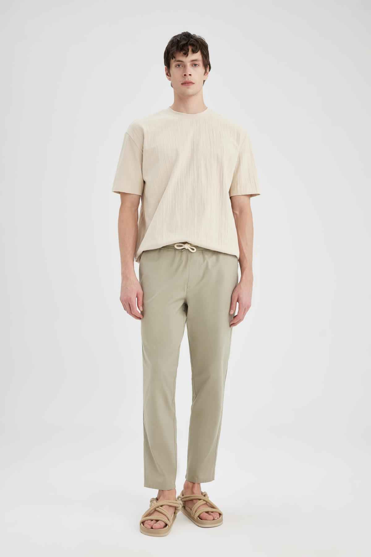 شلوار نخی جاگر اسکینی لگ Z6475az24sp