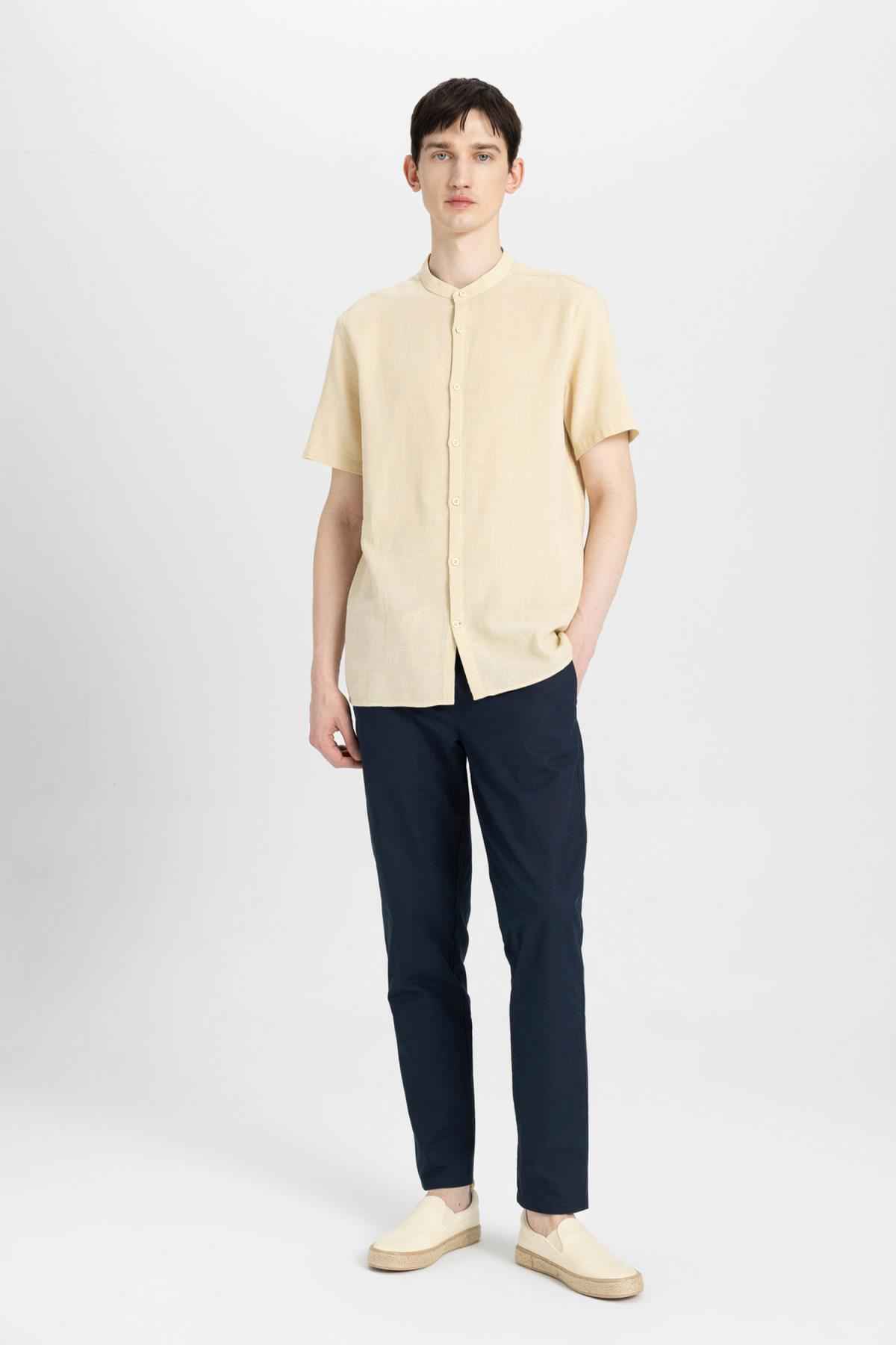 شلوار نخی جاگر اسکینی لگ Z6475az24sp