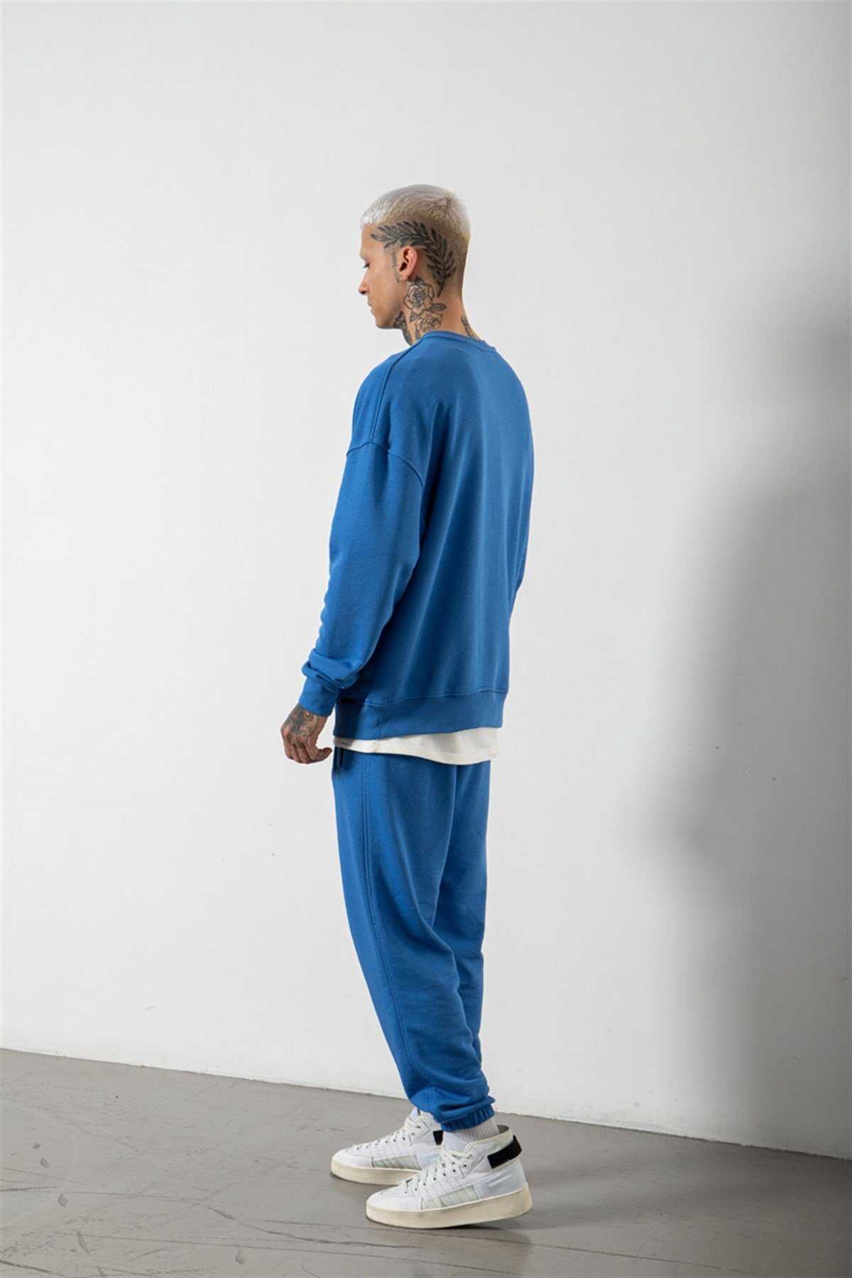 سویشرت مردانه پایه جامد خاکستری روشن