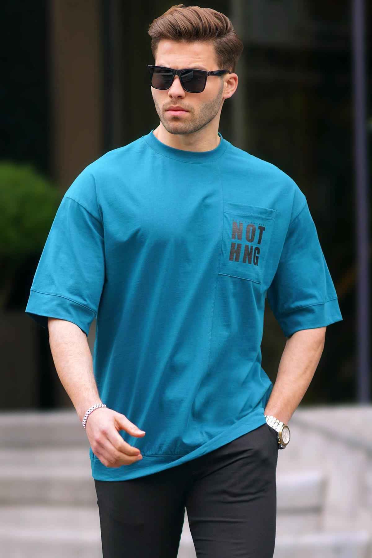 تیشرت بزرگ جیبی مشکی