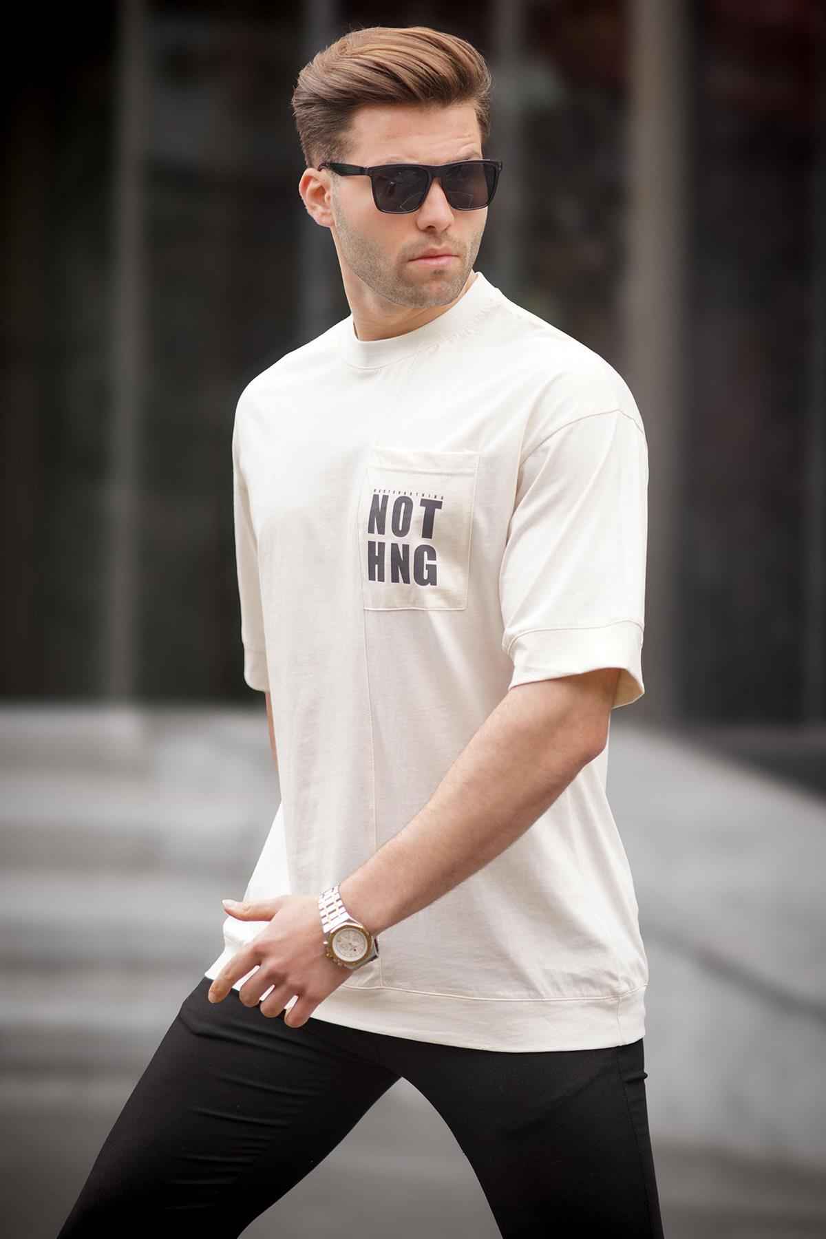 تیشرت بزرگ جیبی مشکی