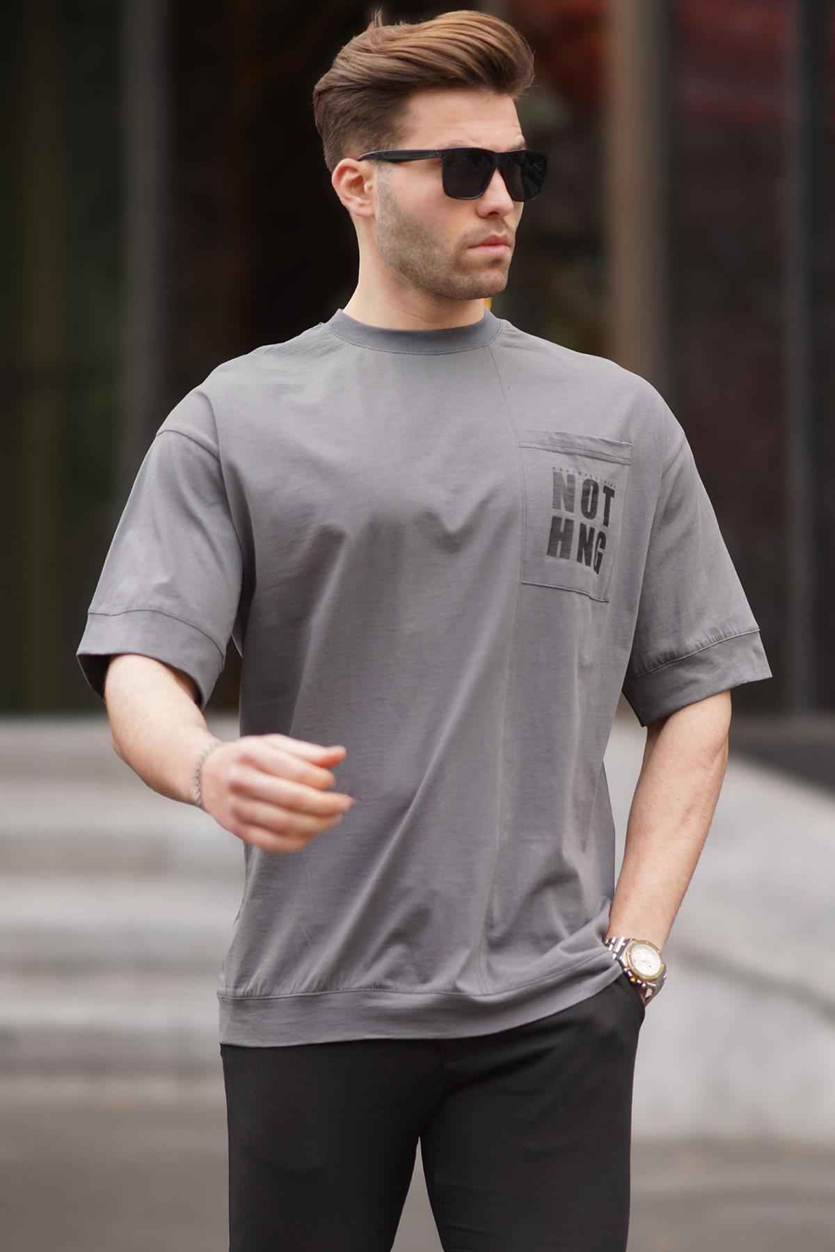 تیشرت بزرگ جیبی مشکی