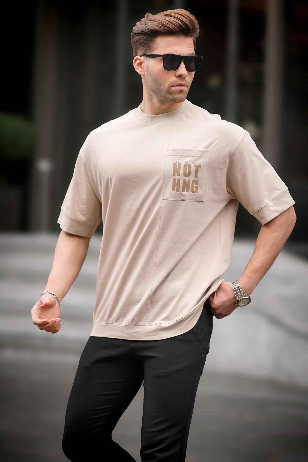 تیشرت بزرگ جیبی مشکی