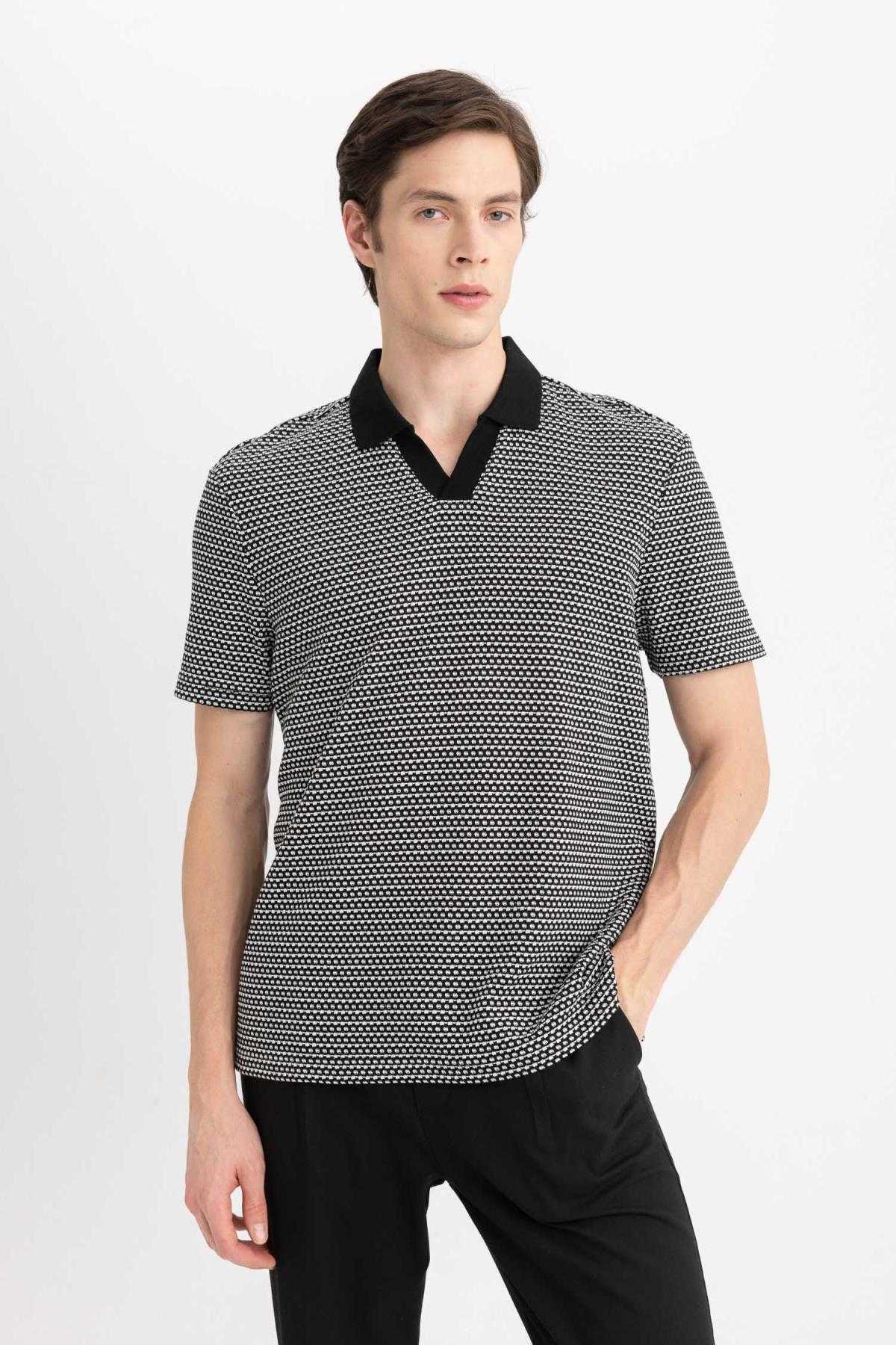 تیشرت پولو آستین کوتاه معمولی B6548ax24sp