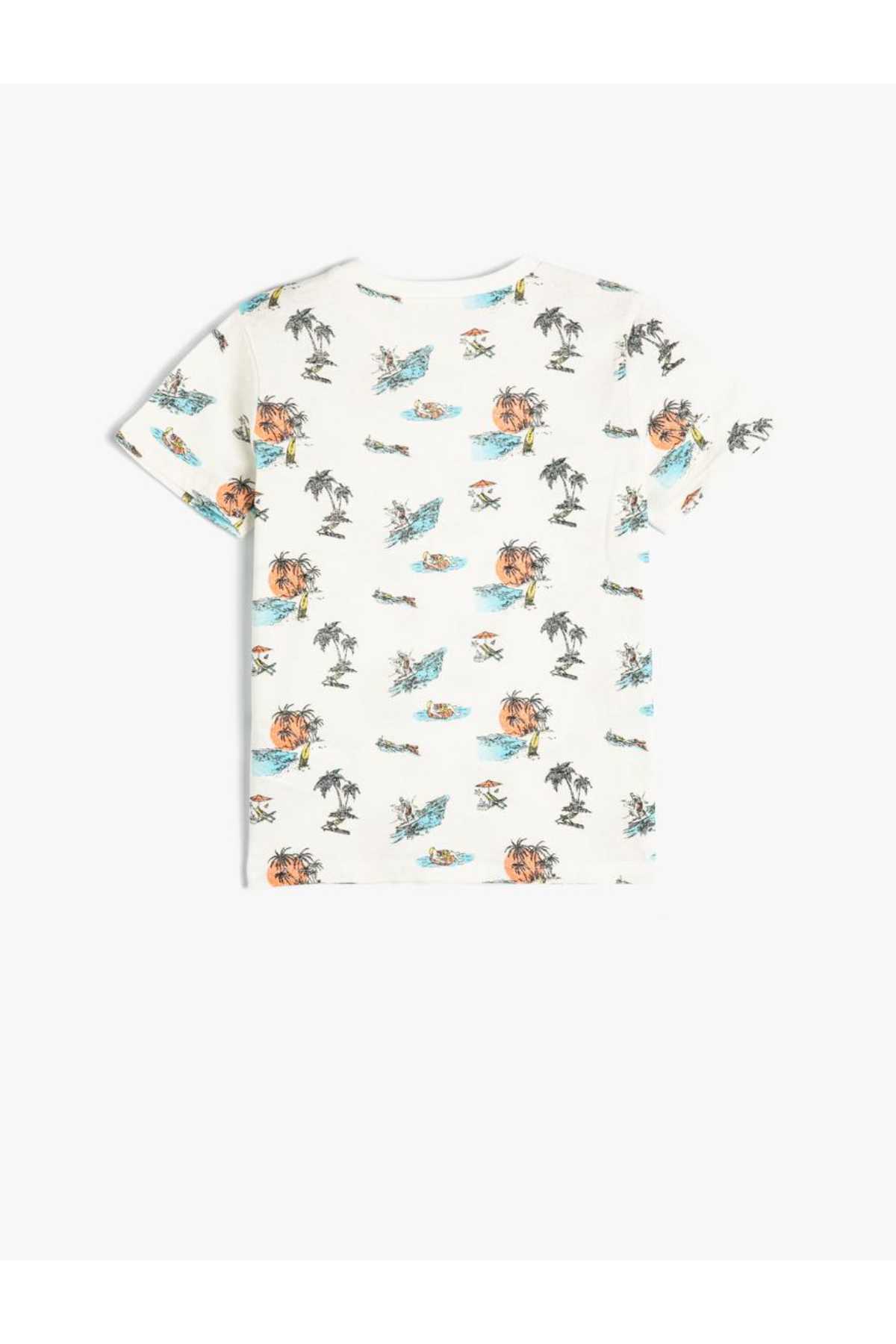 تیشرت سفید پسرانه - 4skb10303tk