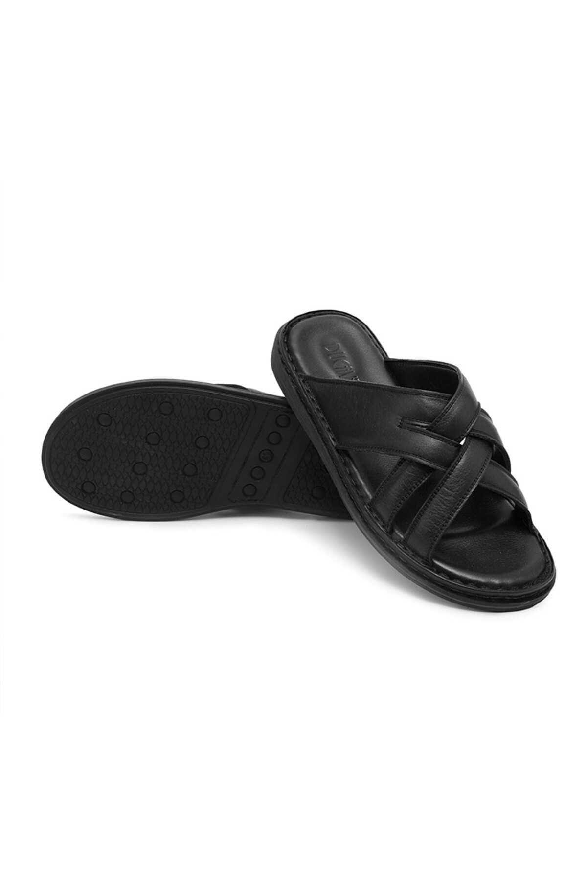 دمپایی مردانه چرم اصل ملنتیاس، دمپایی چرم اصل، دمپایی زیره ارتوپدی، دمپایی چرم