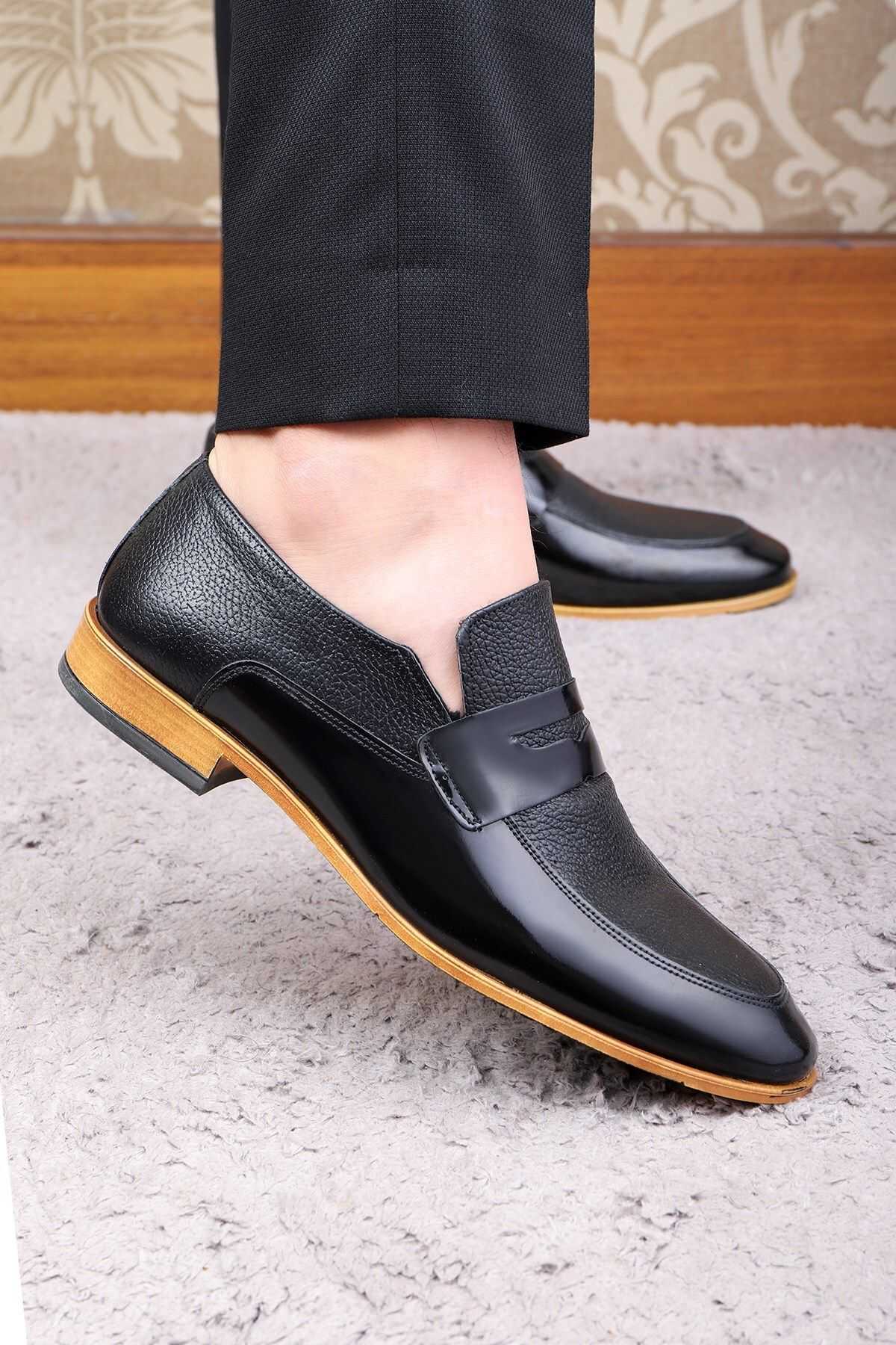 کفش کلاسیک مردانه چرم اصل Milazzo، کفش کلاسیک لوفر