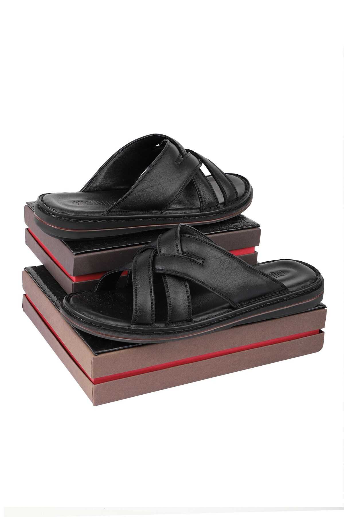 دمپایی مردانه چرم اصل ملنتیاس، دمپایی چرم اصل، دمپایی زیره ارتوپدی، دمپایی چرم