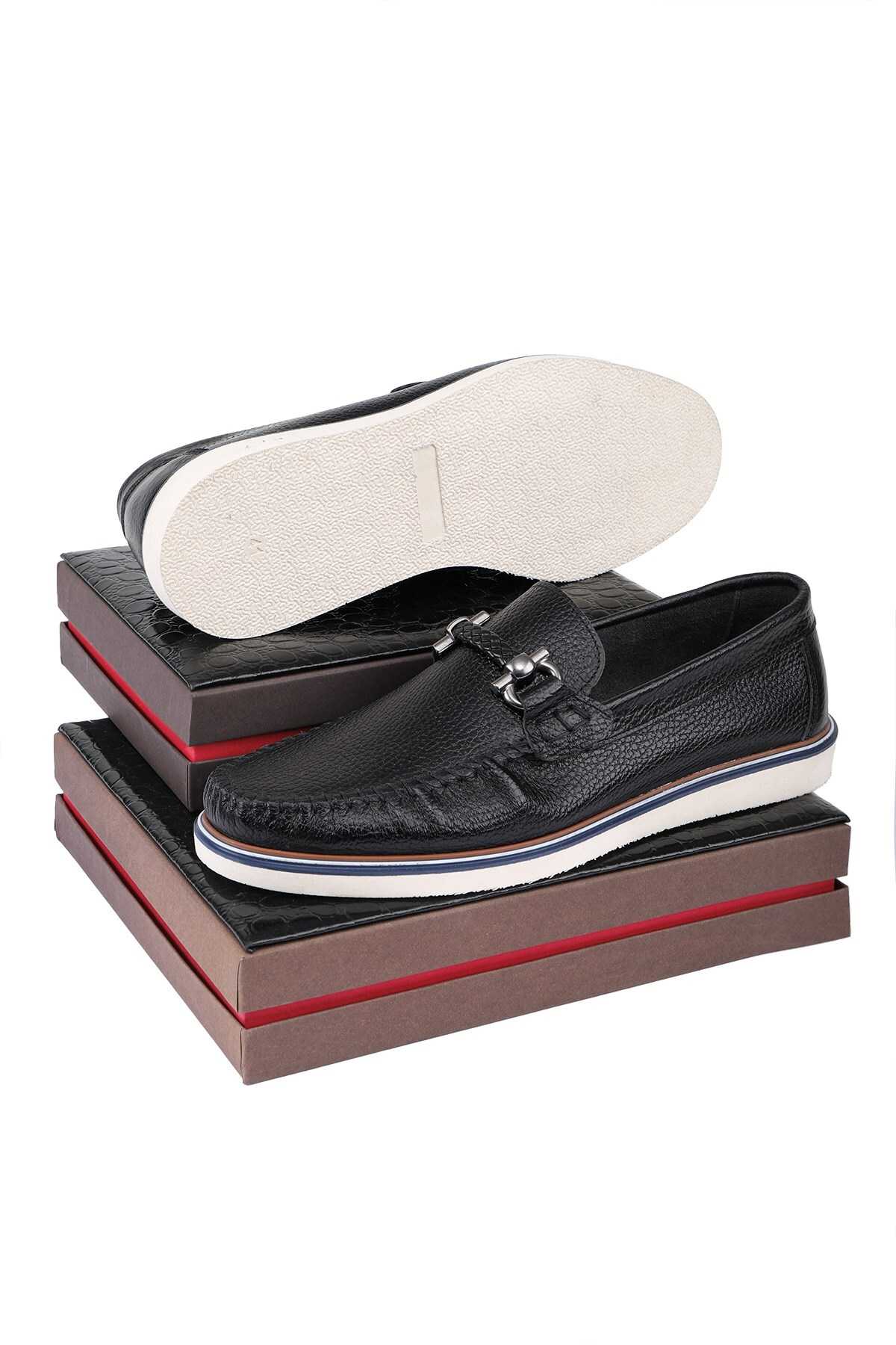 کفش راحتی مردانه چرم اصل راگوسا کفش لوفر