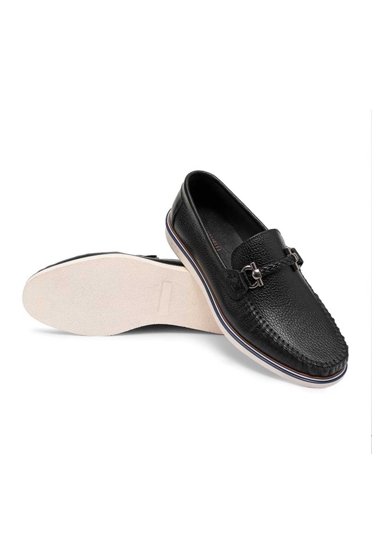 کفش راحتی مردانه چرم اصل راگوسا کفش لوفر