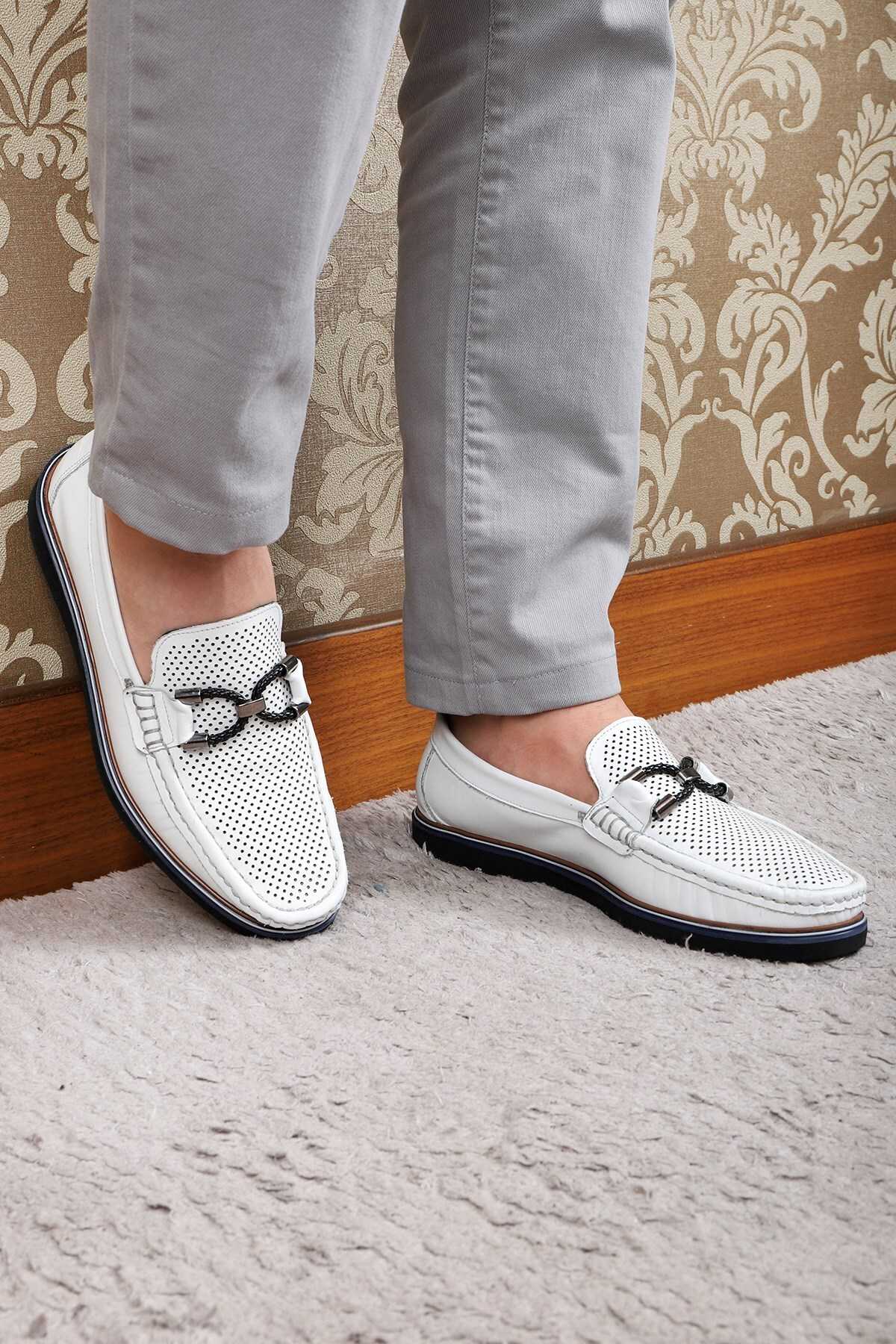 کفش راحتی مردانه چرم اصل Gela کفش لوفر